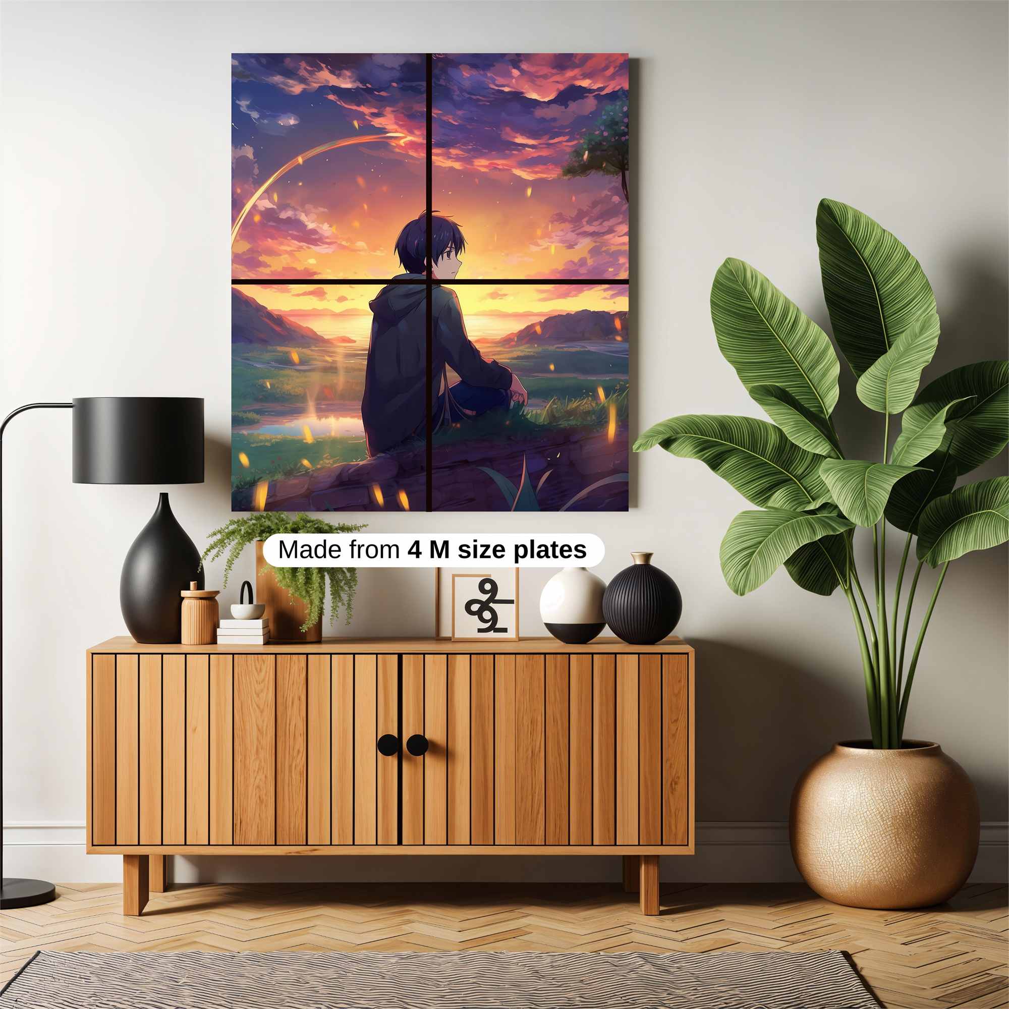 Sunset Serenity Safe Wall Magnetic / M
