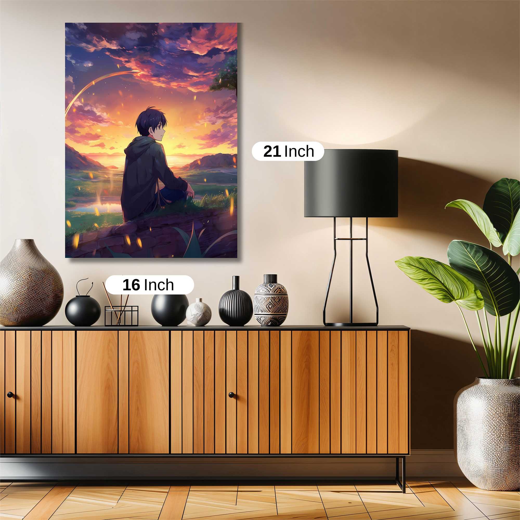 Sunset Serenity Safe Wall Magnetic / M