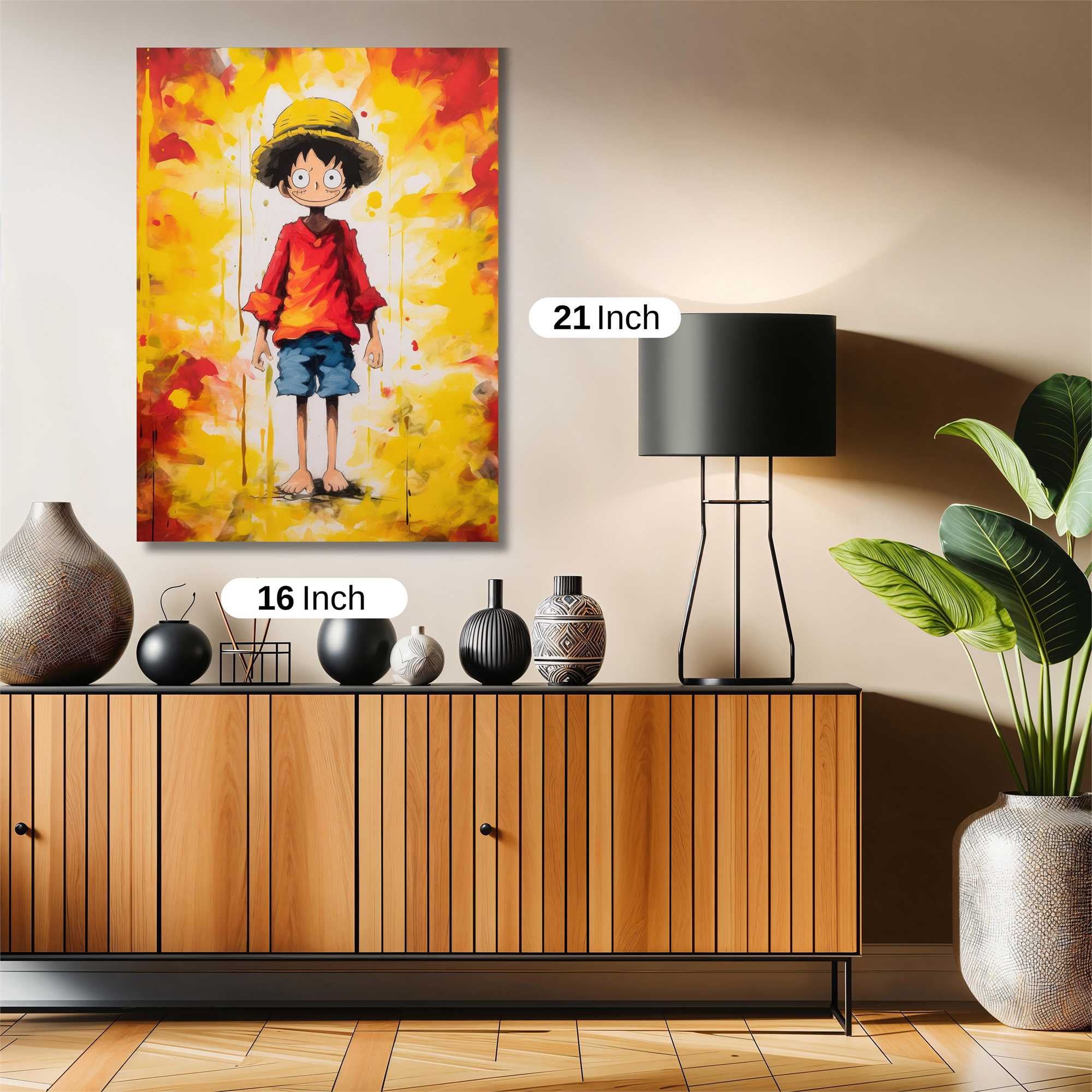 Luffy Radiant Safe Wall Magnetic / M