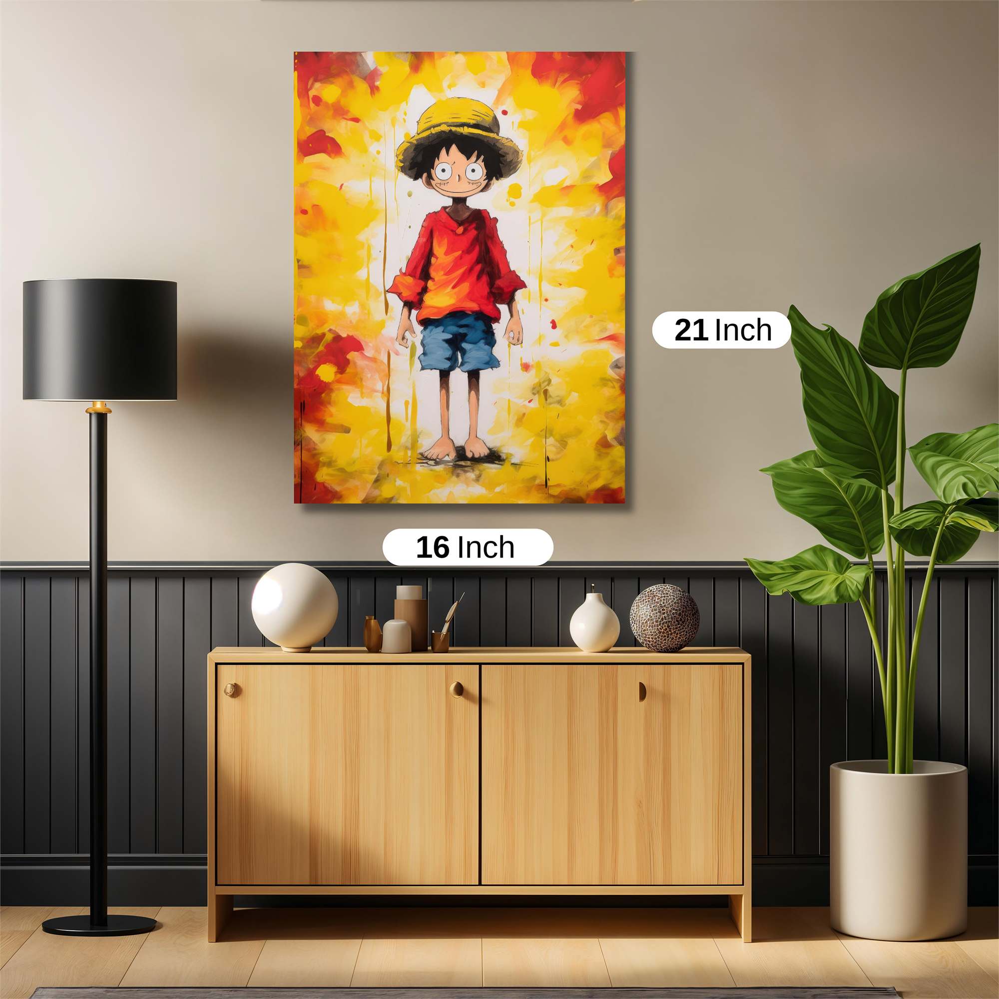 Luffy Radiant Safe Wall Magnetic / M