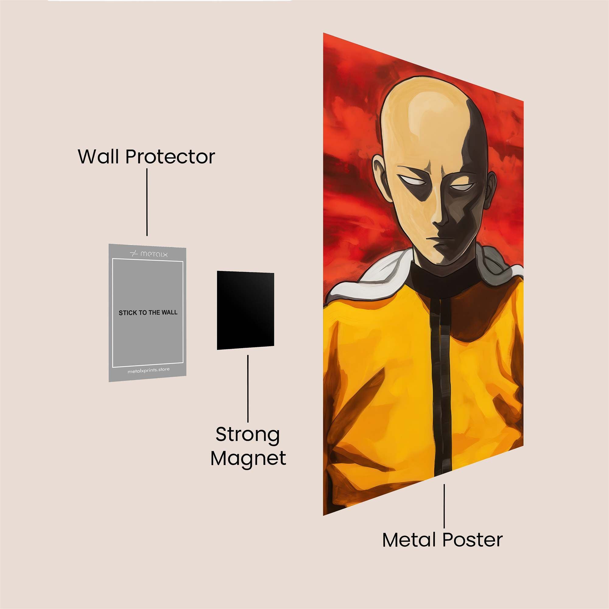 Saitama Serene Safe Wall Magnetic / M