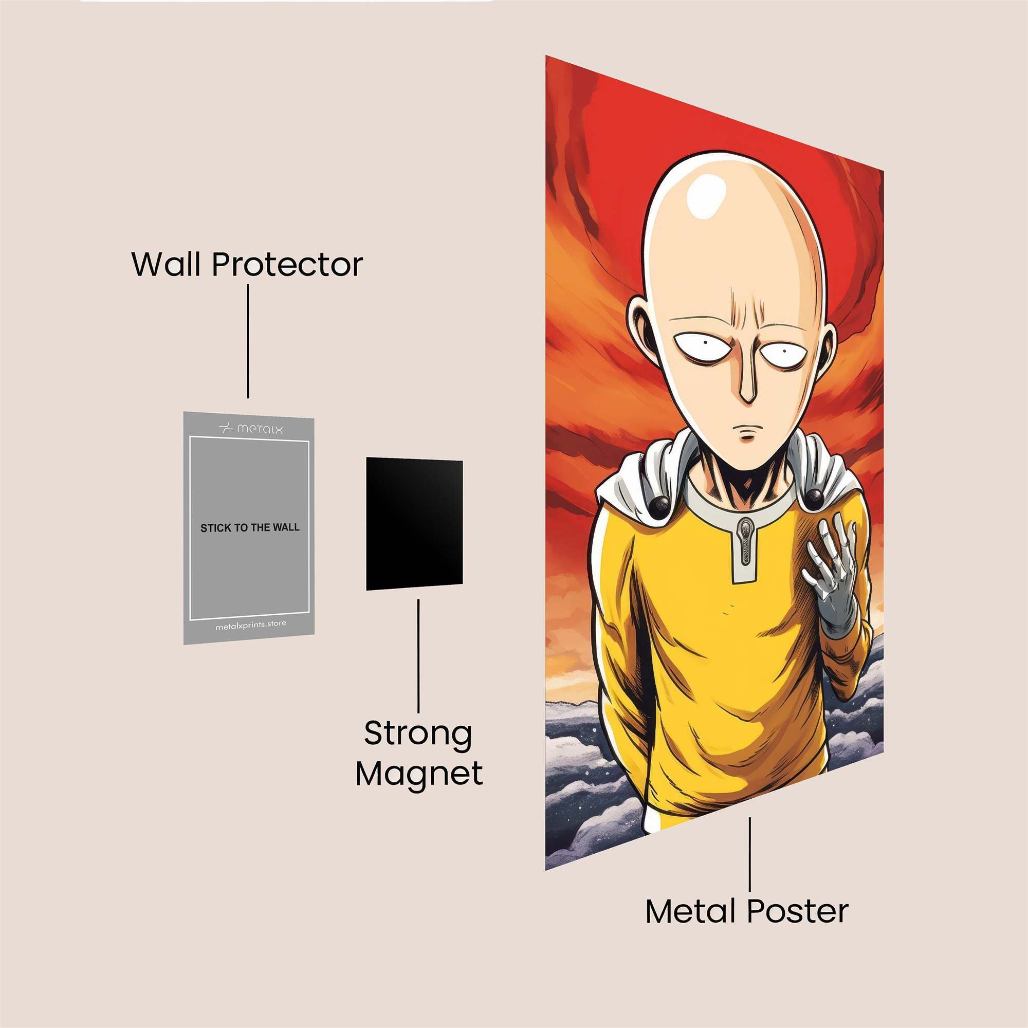Saitama Serenity Safe Wall Magnetic / M