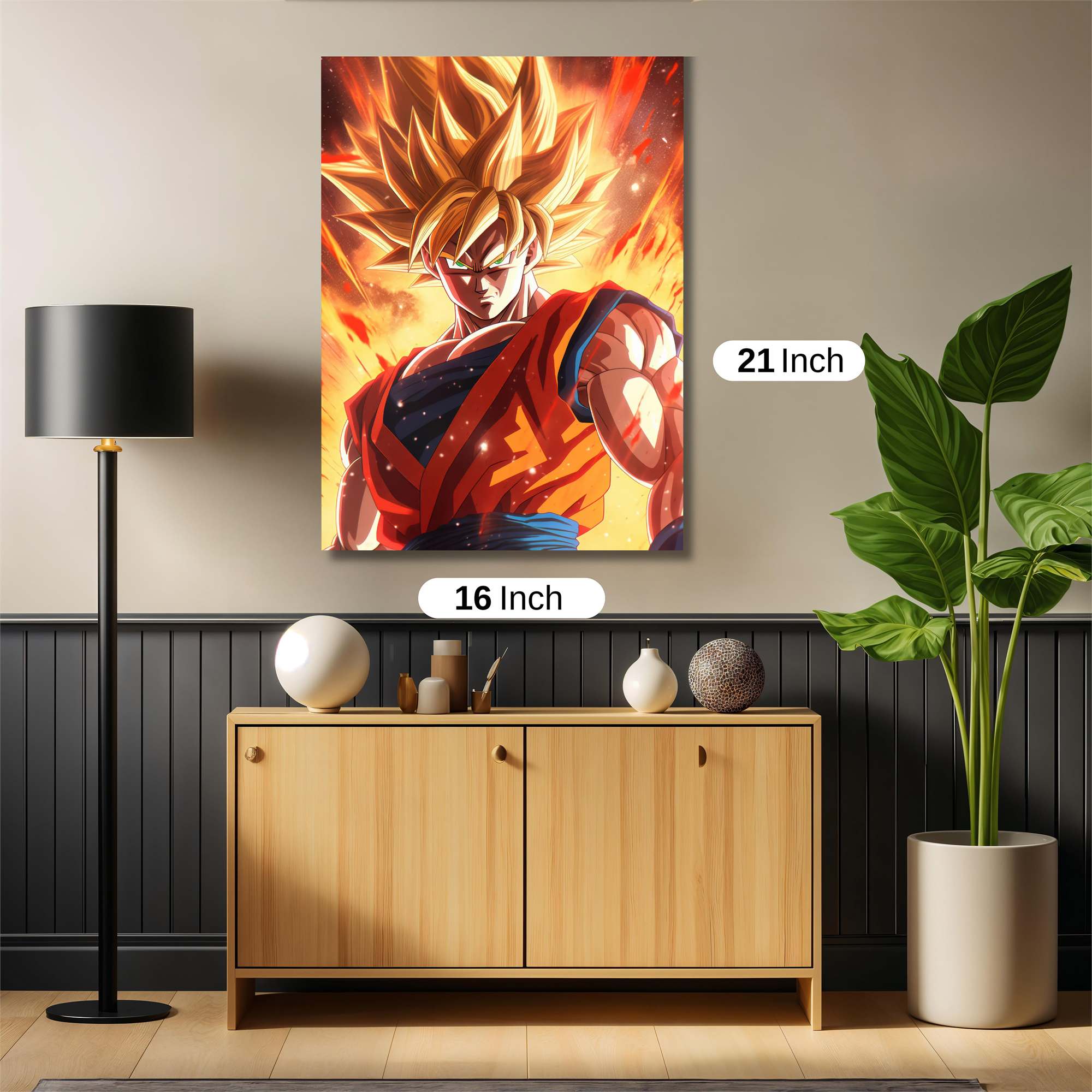 Goku Blazing Safe Wall Magnetic / M