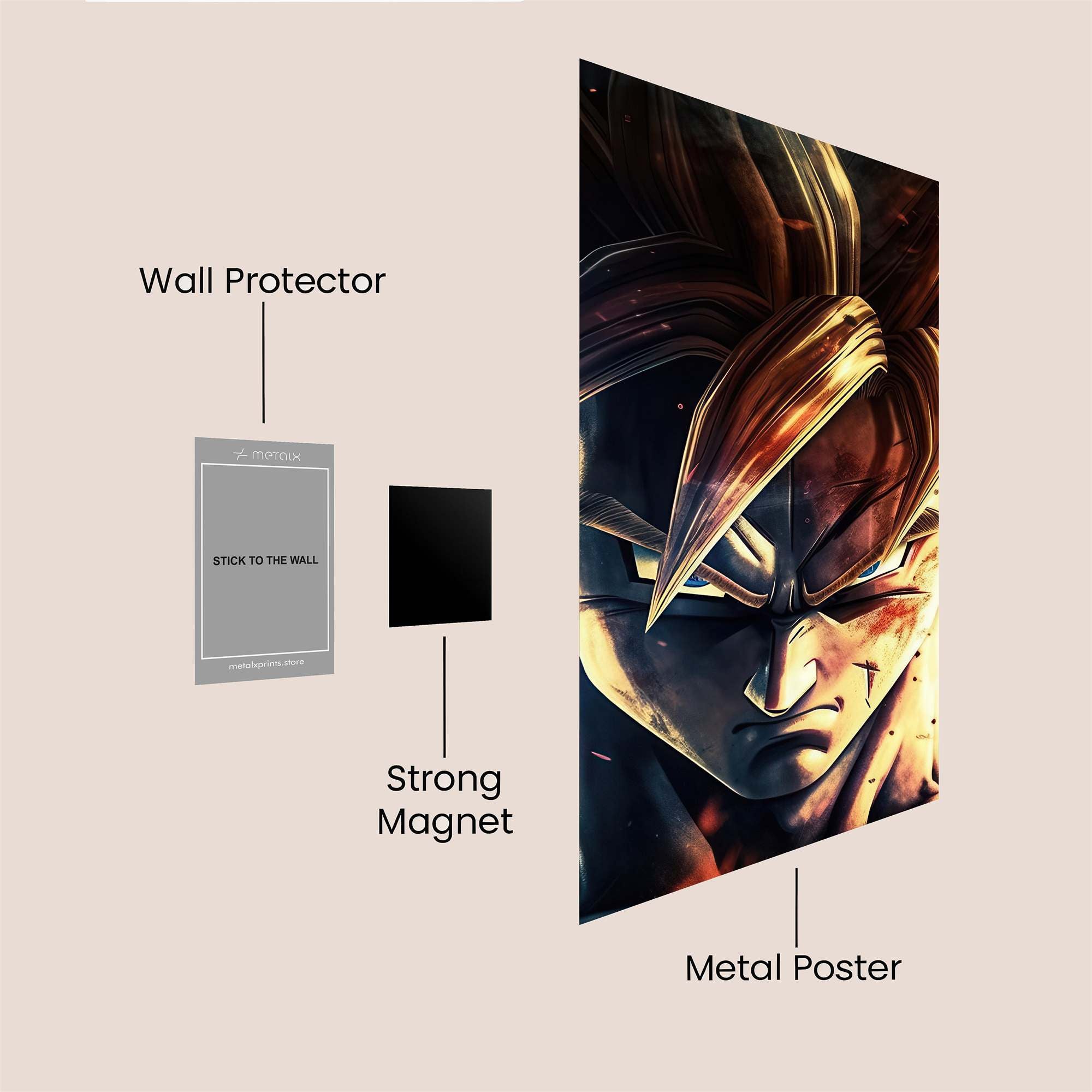 Broly Fury Safe Wall Magnetic / M