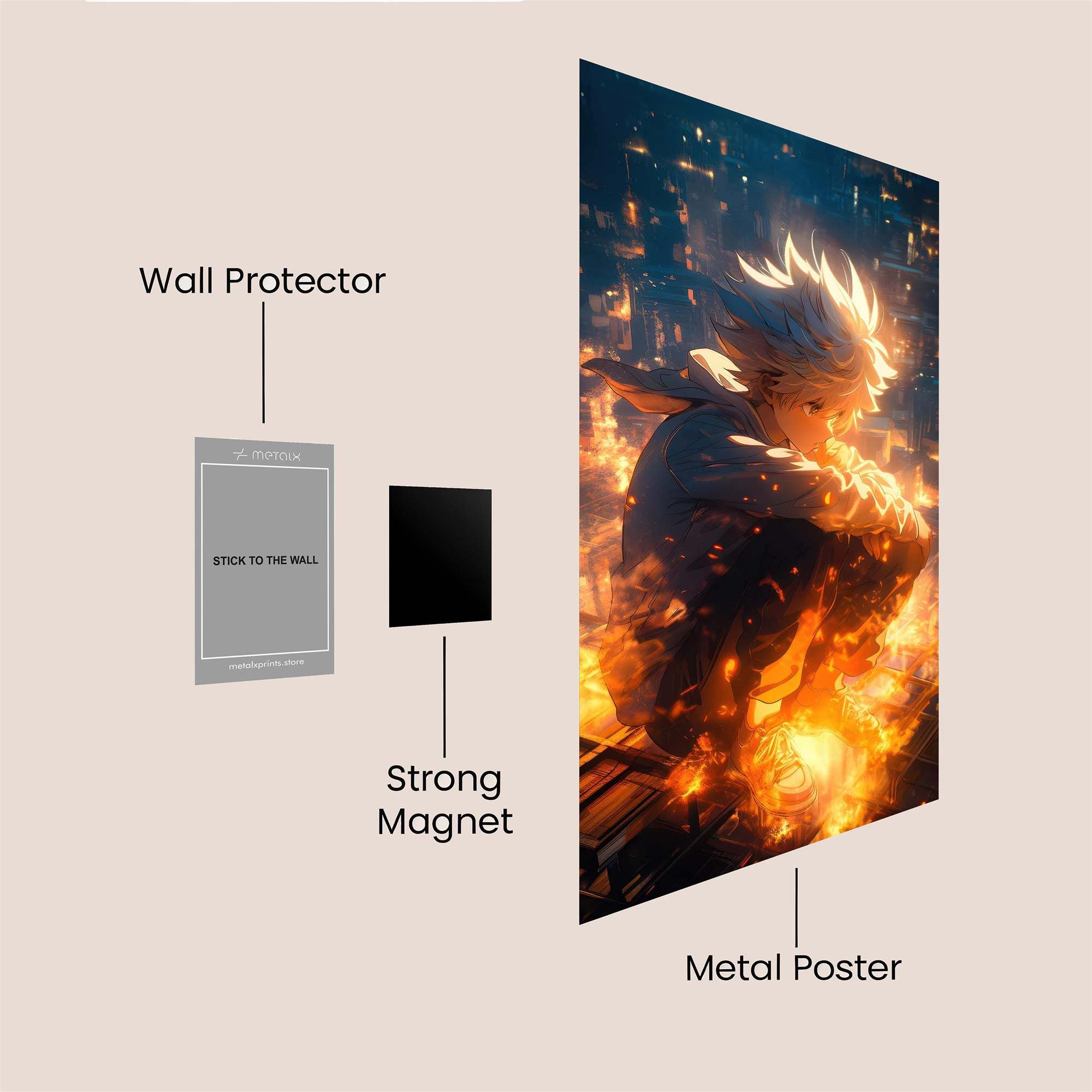 Blaze Solitude Safe Wall Magnetic / M