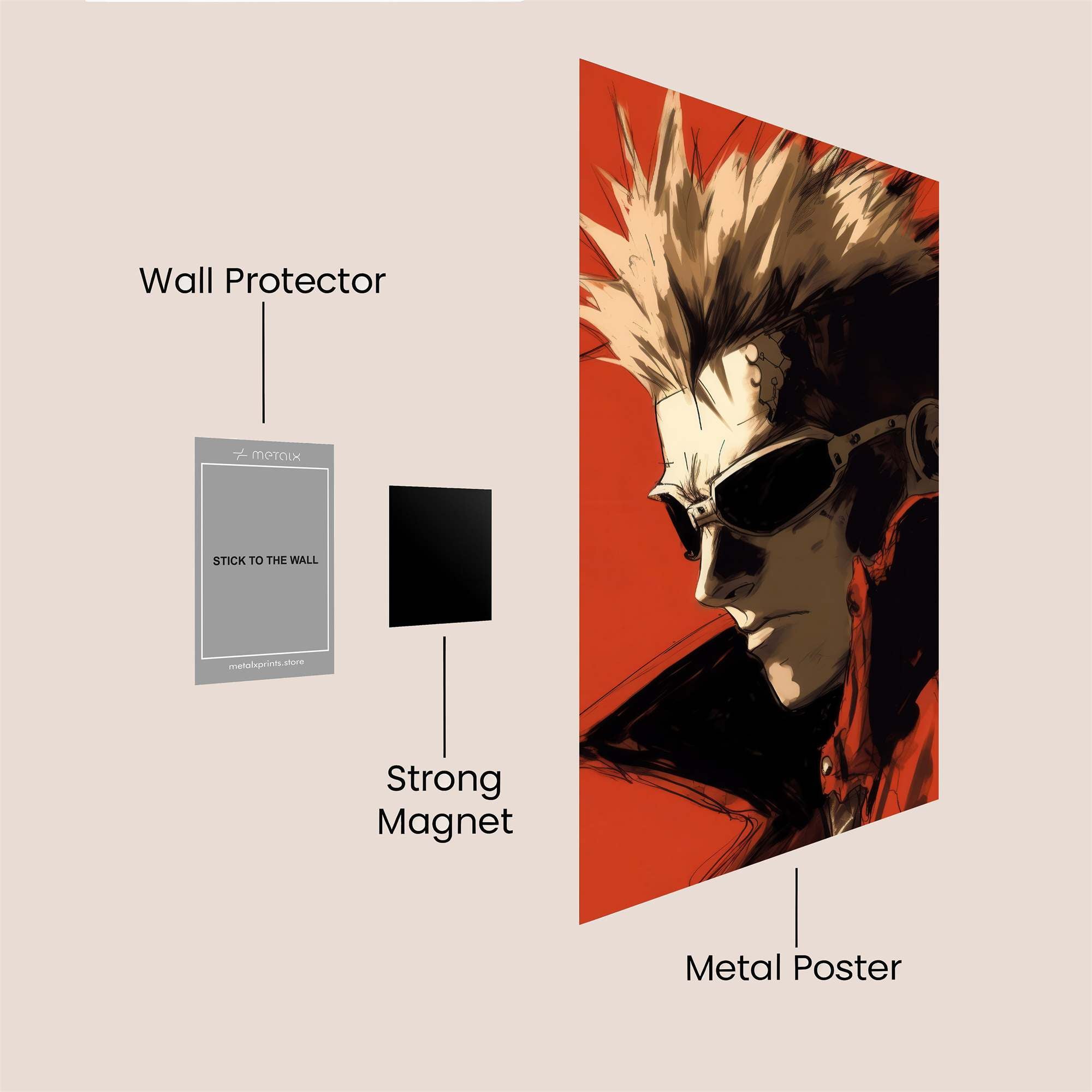 Duo Intensity Safe Wall Magnetic / M