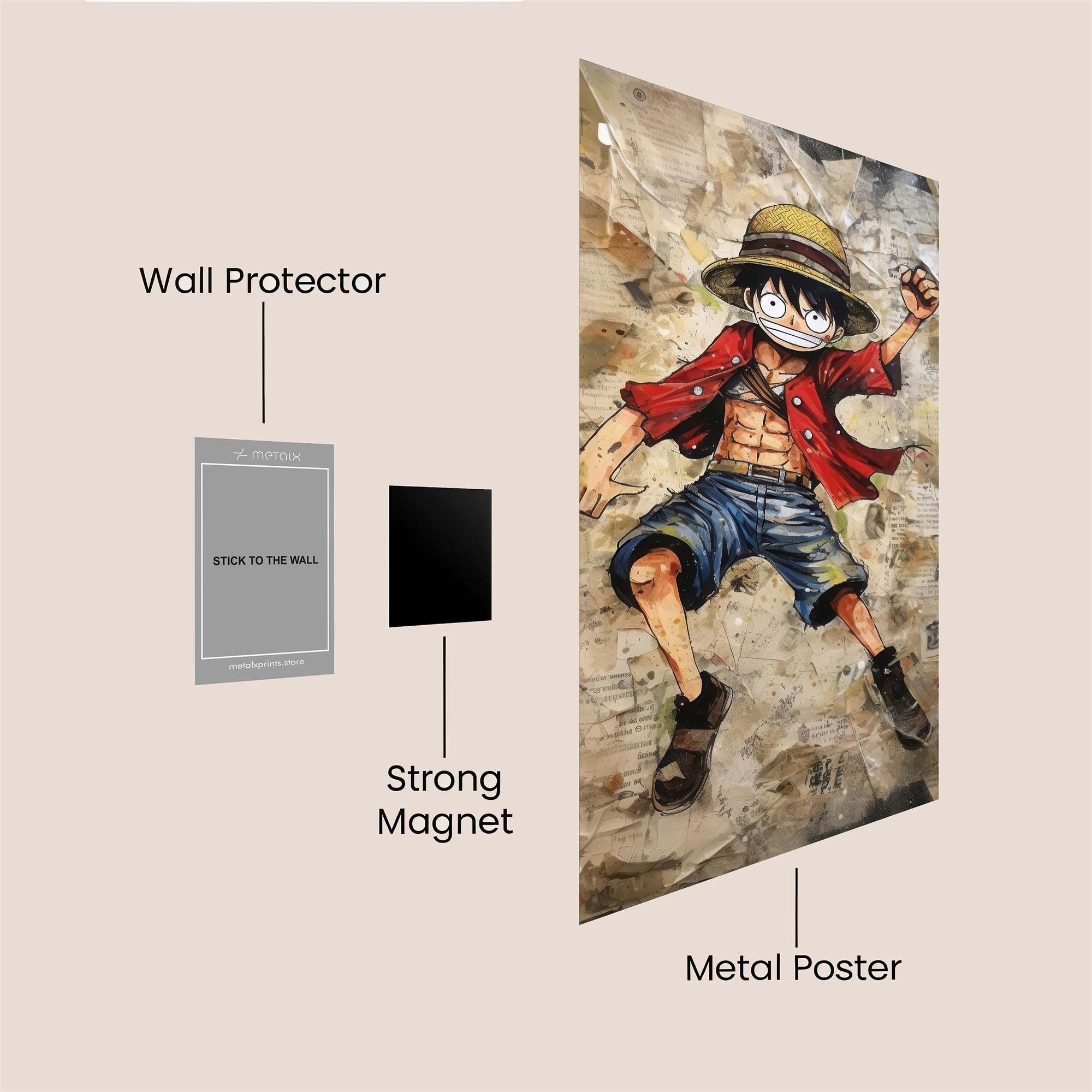 Monkey Exuberant Safe Wall Magnetic / M