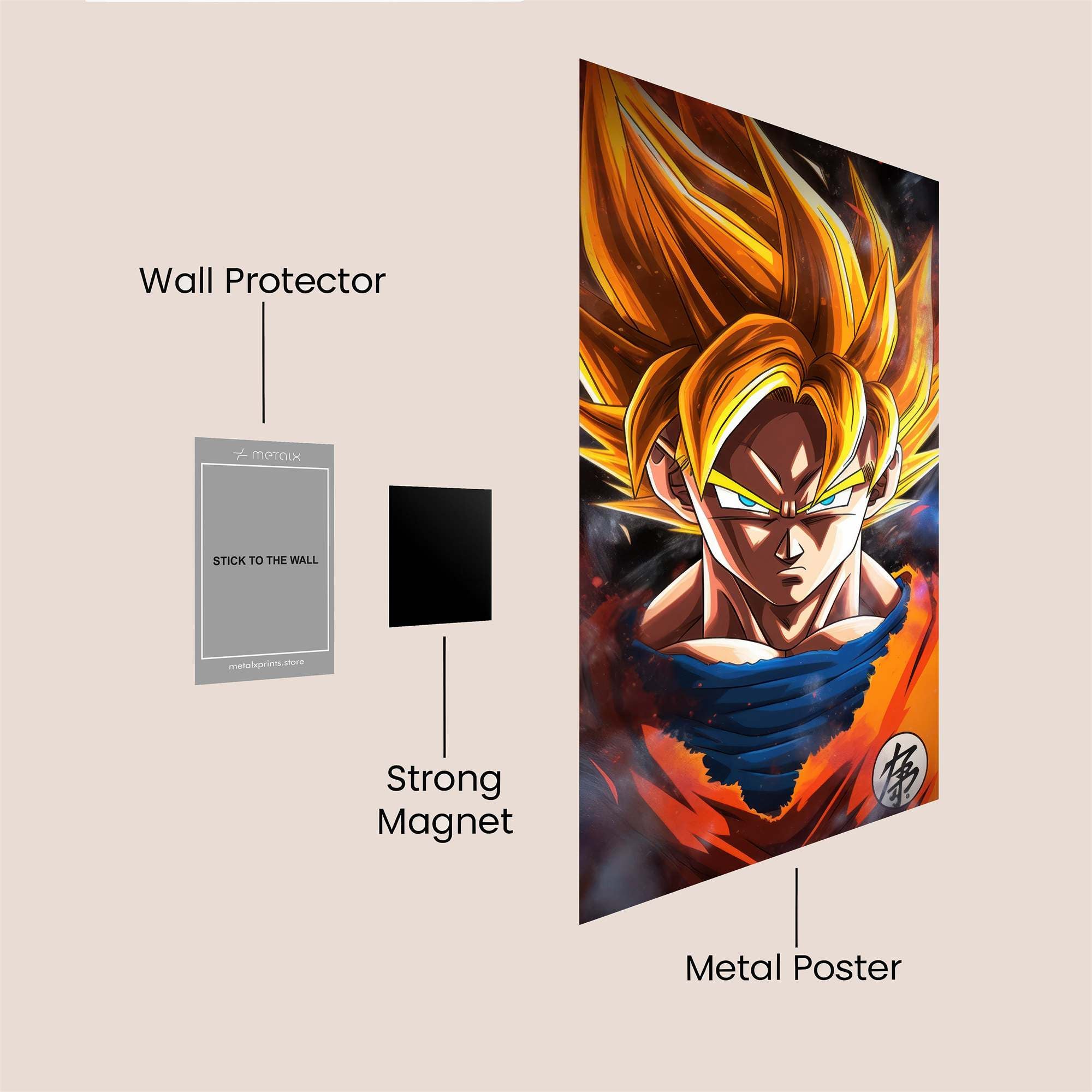 Goku Radiant Safe Wall Magnetic / M