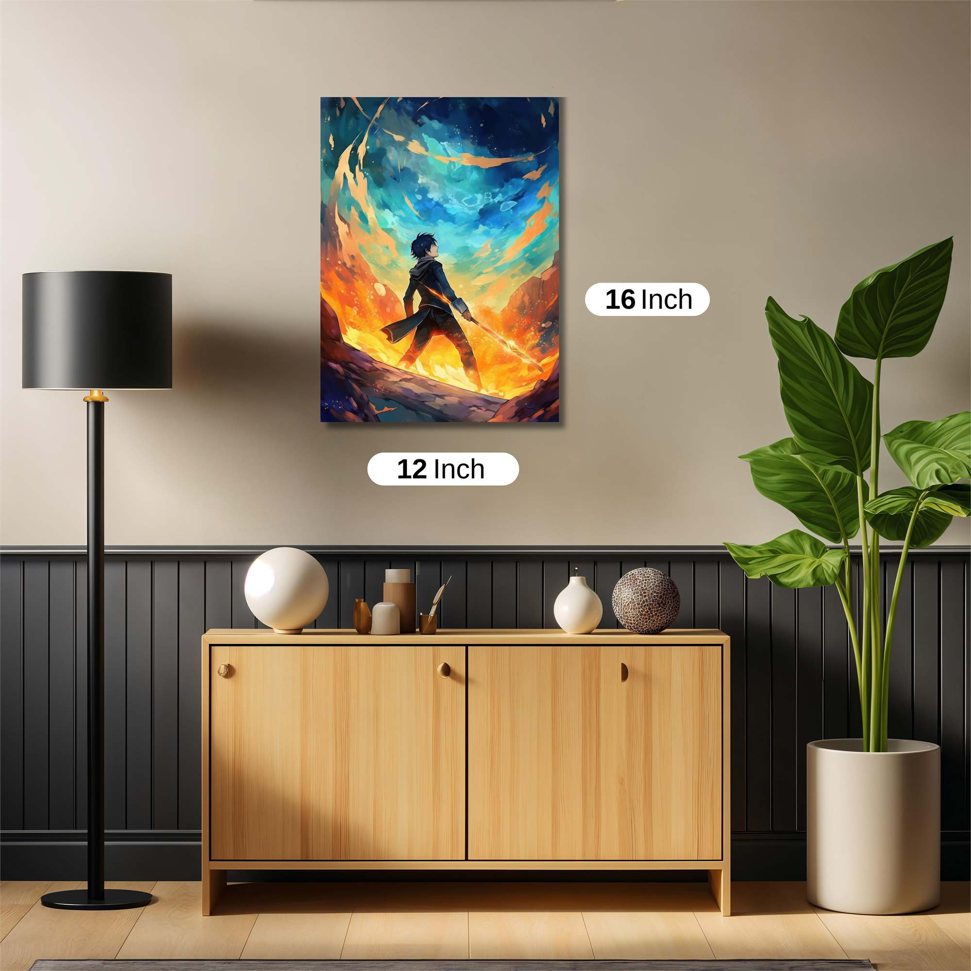 Heroic Blaze Safe Wall Magnetic / M