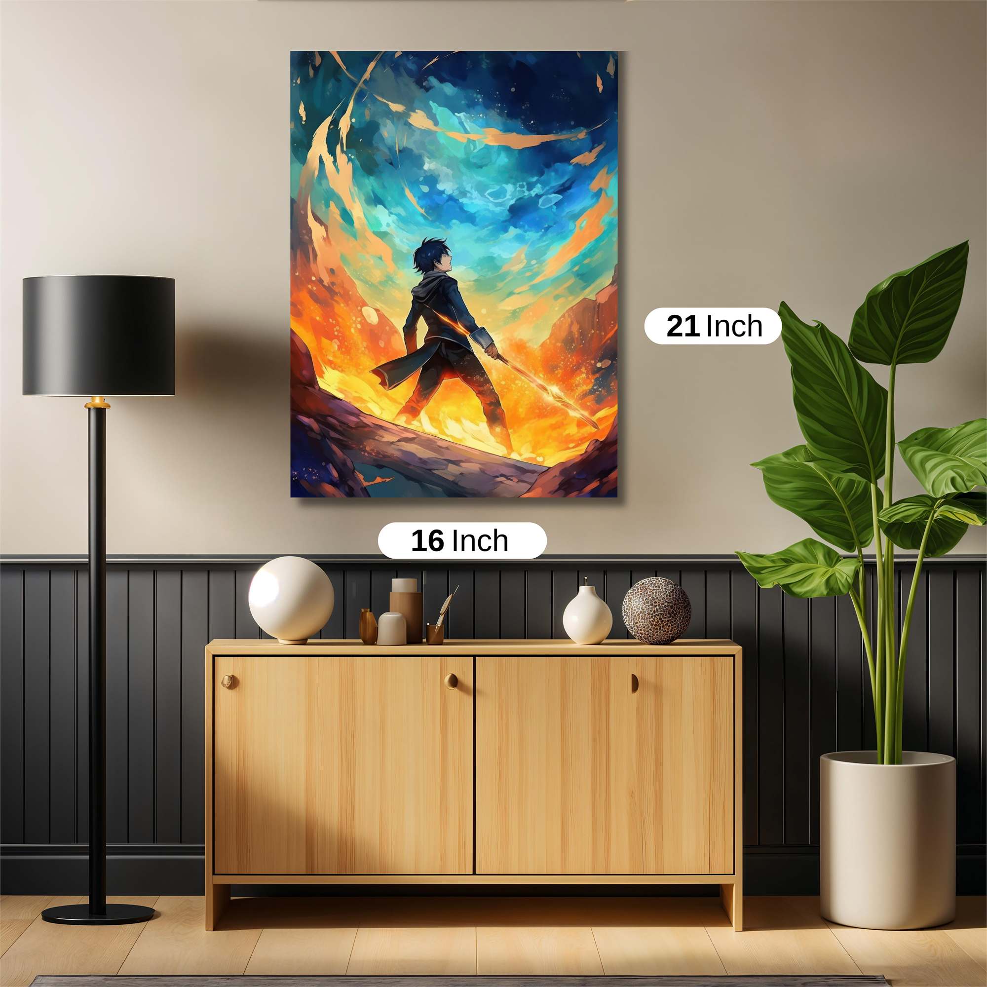 Heroic Blaze Safe Wall Magnetic / M