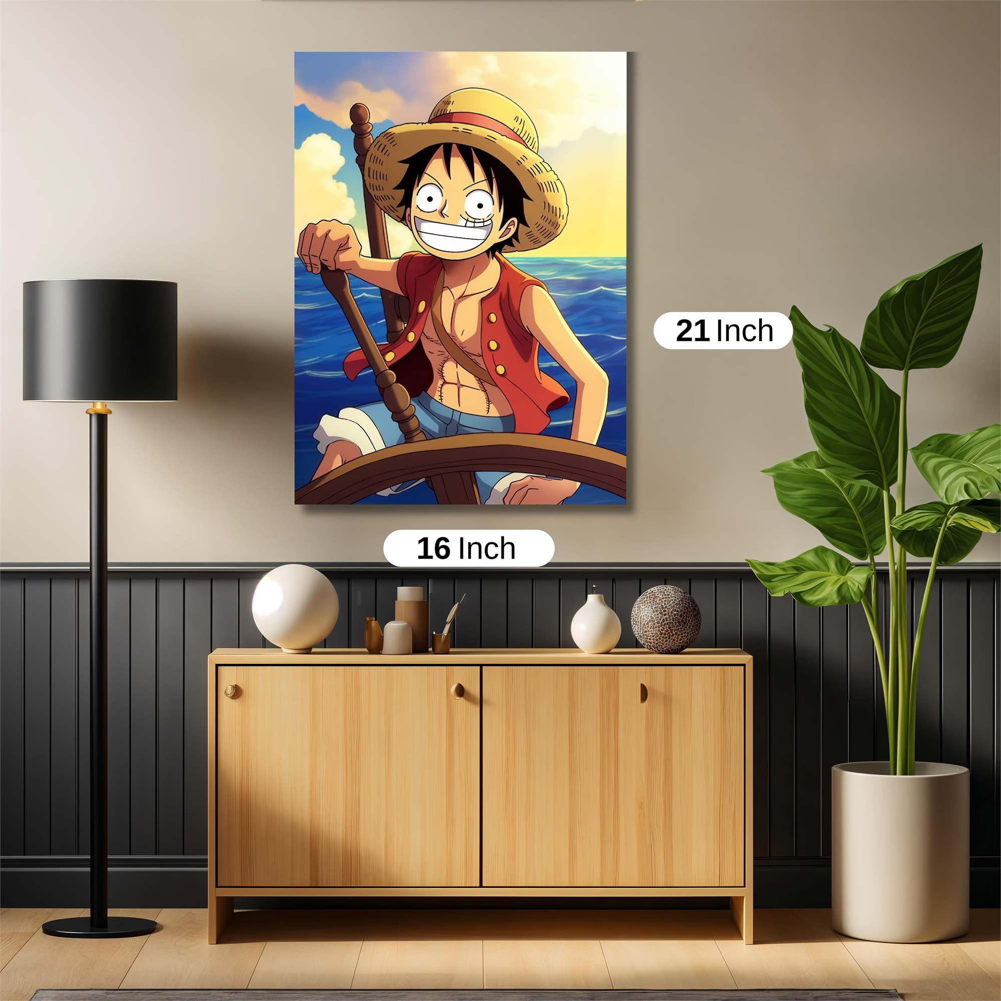 Luffy Joyous Safe Wall Magnetic / M
