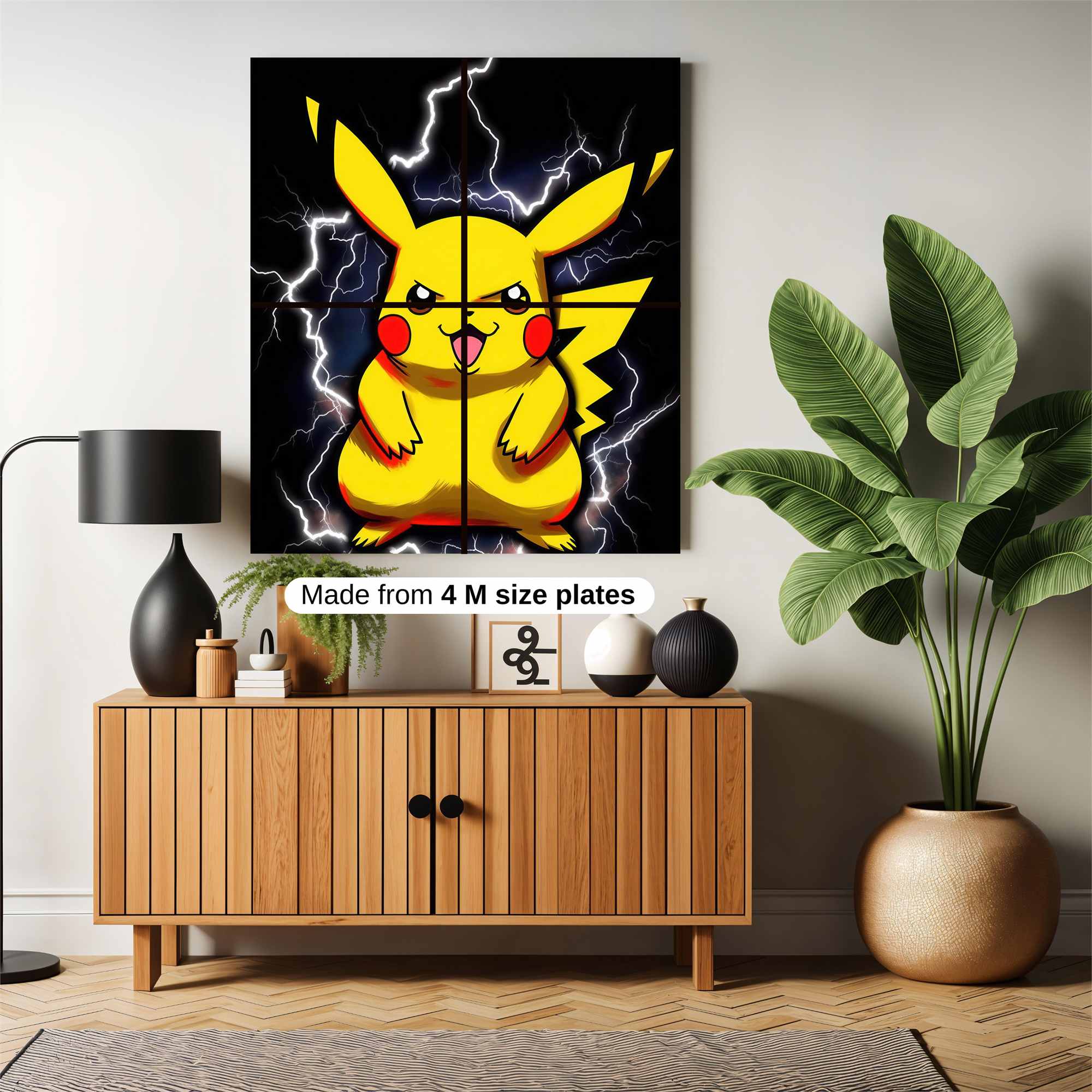 Pikachu Zealous Safe Wall Magnetic / M