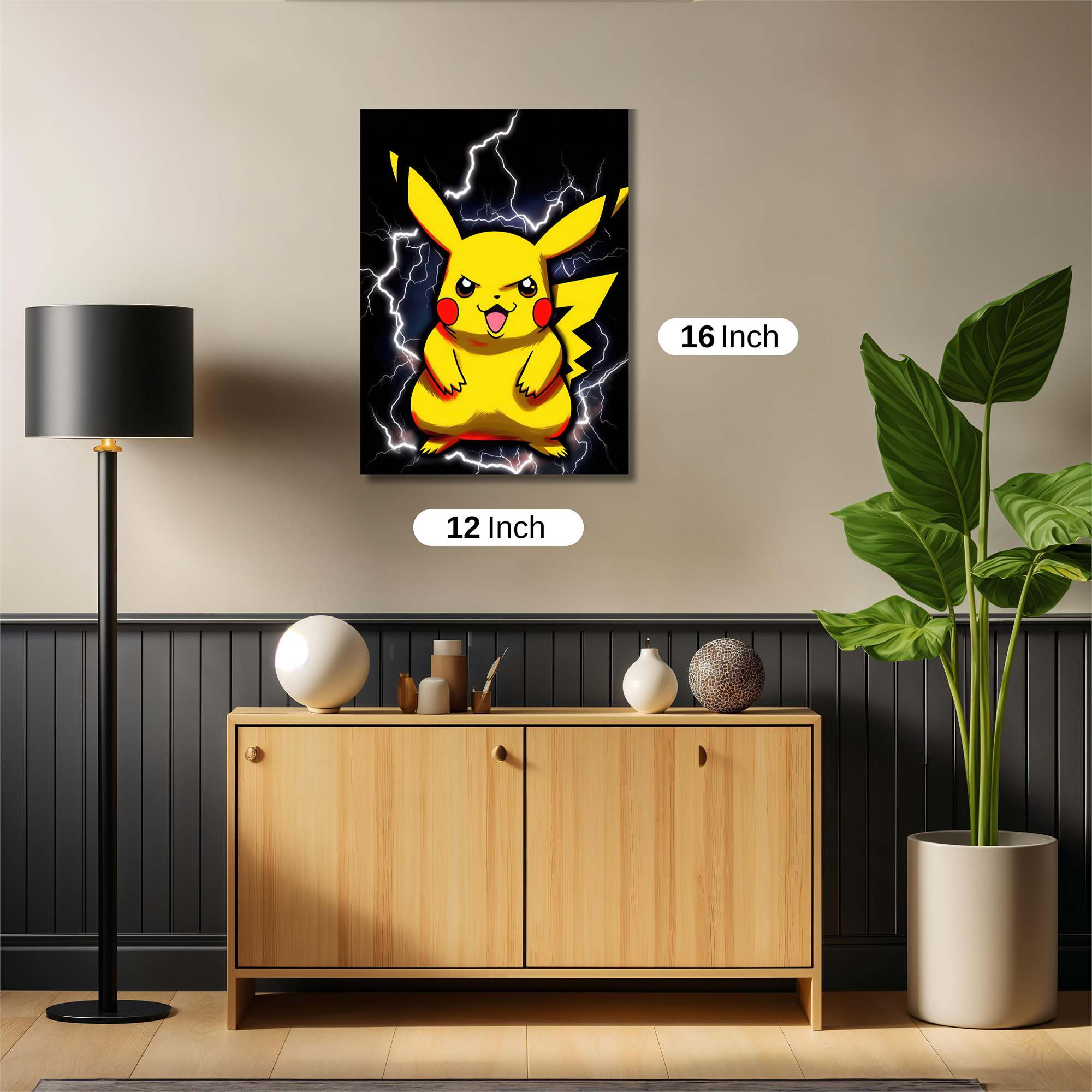 Pikachu Zealous Safe Wall Magnetic / M