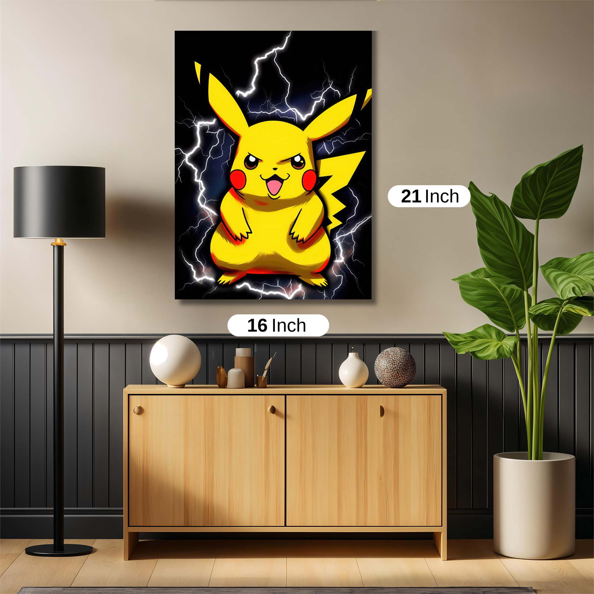 Pikachu Zealous Safe Wall Magnetic / M