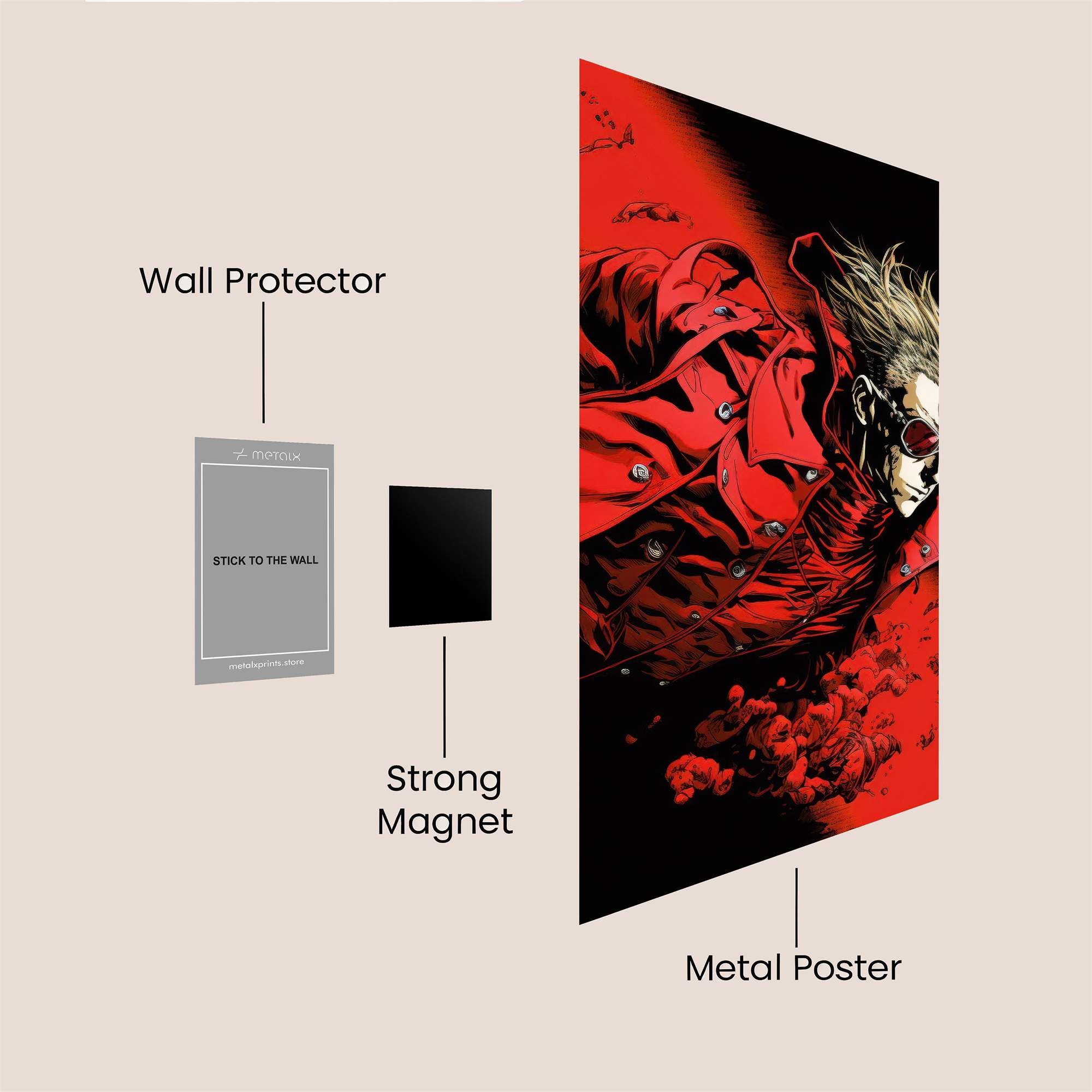 Dandy Dynamic Safe Wall Magnetic / M