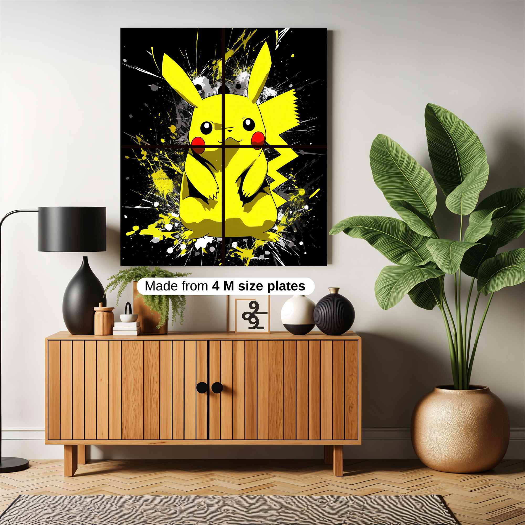 Pikachu Explosive Safe Wall Magnetic / M
