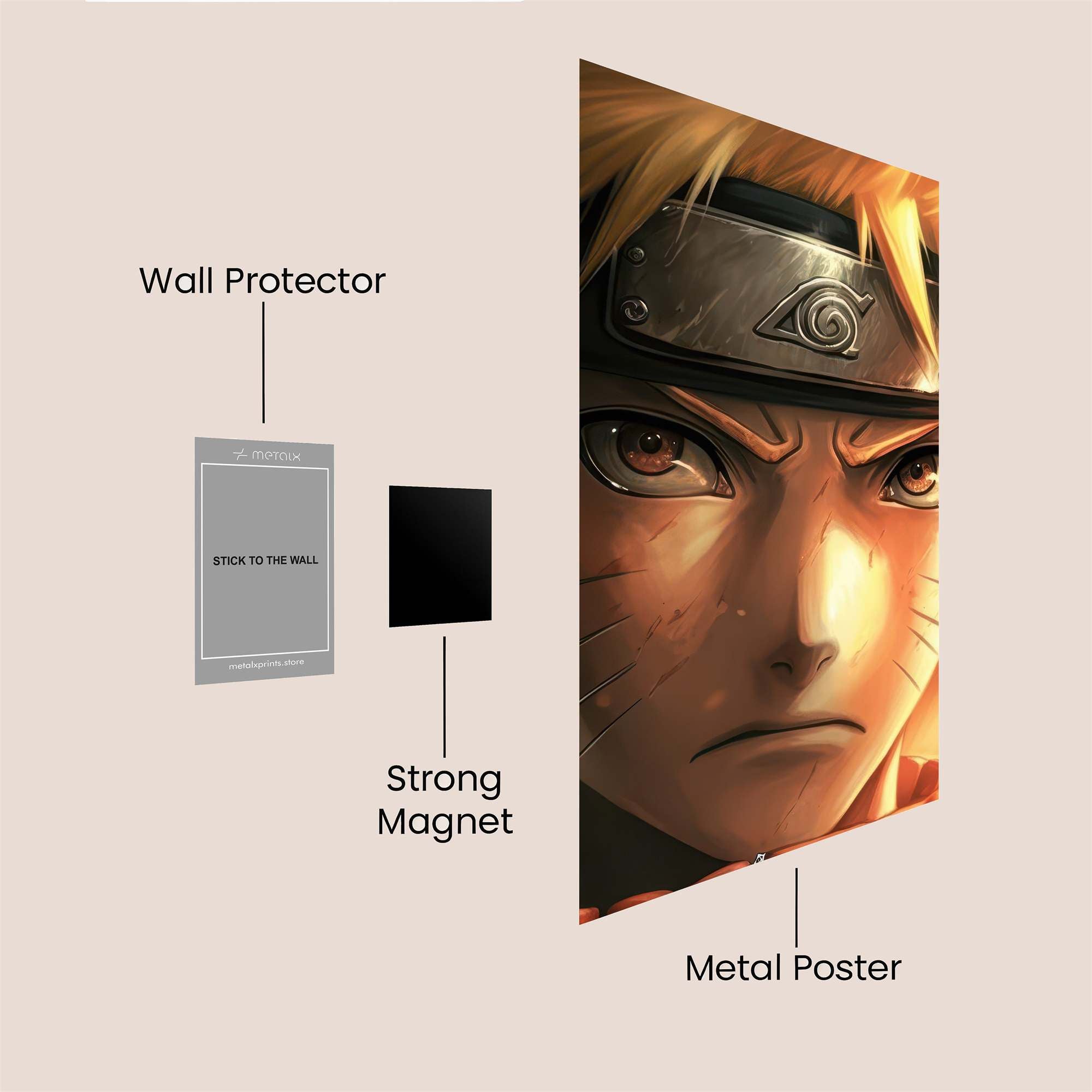 Broly Brooding Safe Wall Magnetic / M