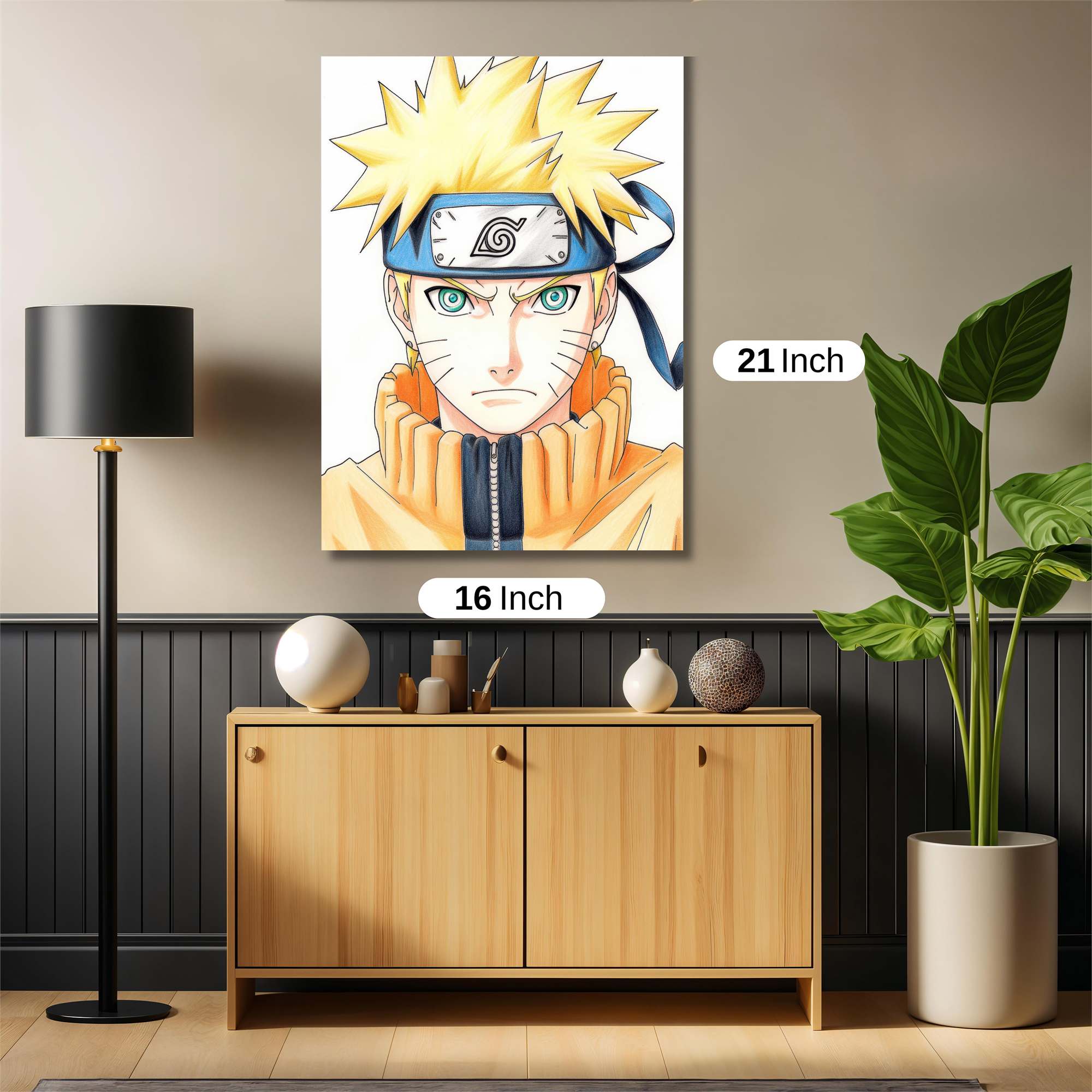 Naruto Resolute Safe Wall Magnetic / M