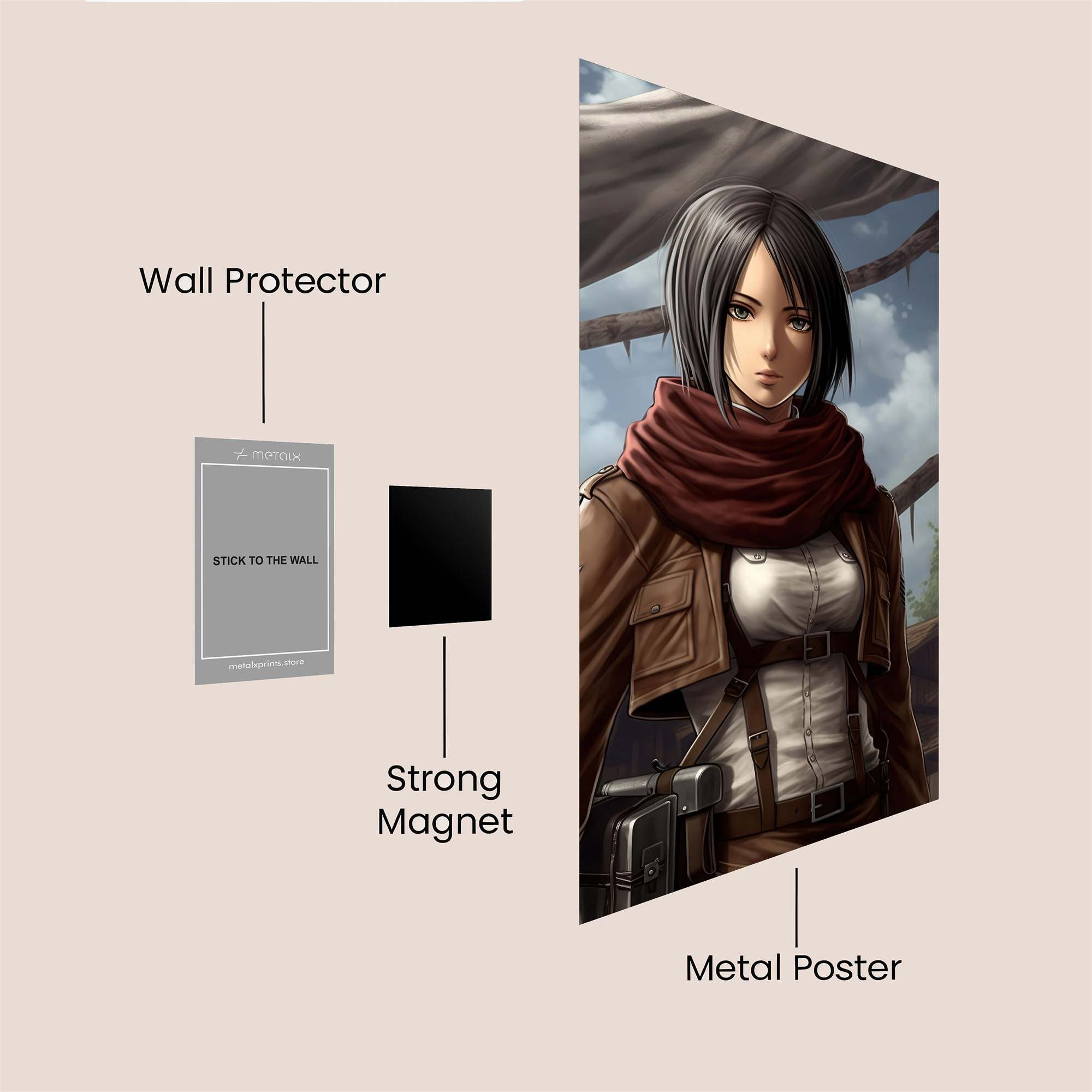 Mikasa Resolute Safe Wall Magnetic / M