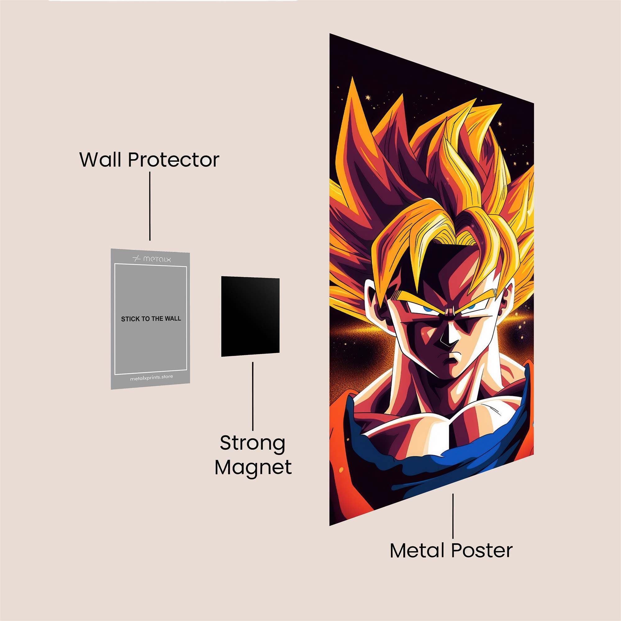 Goku Radiant Safe Wall Magnetic / M