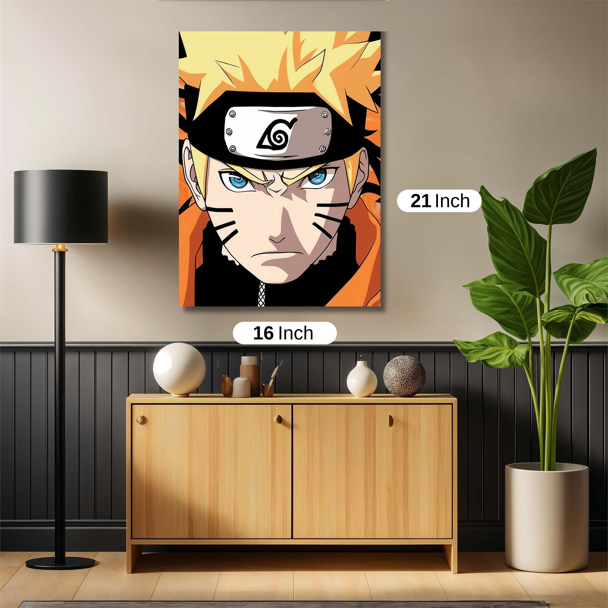 Naruto Focused Safe Wall Magnetic / M