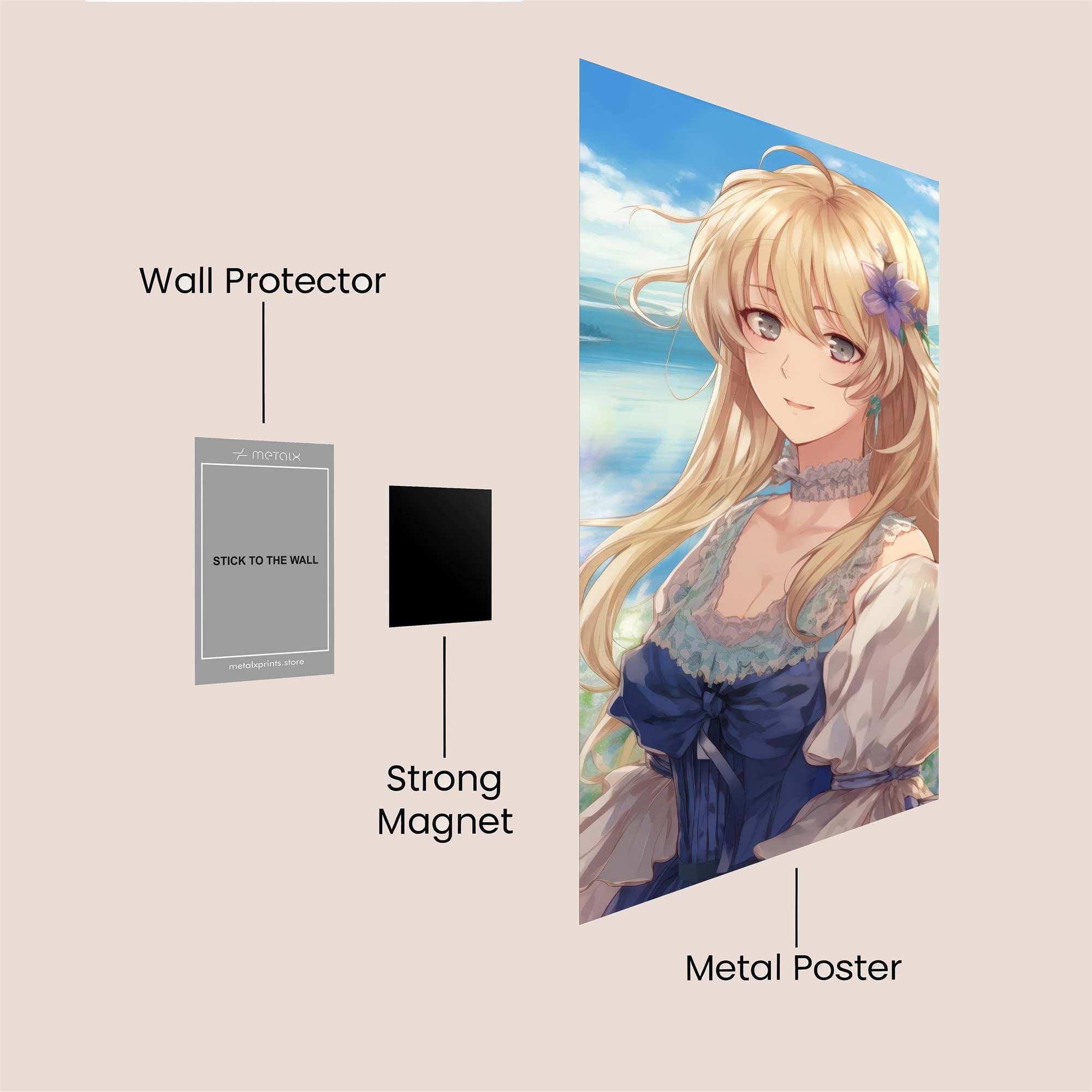 Elise Serene Safe Wall Magnetic / M