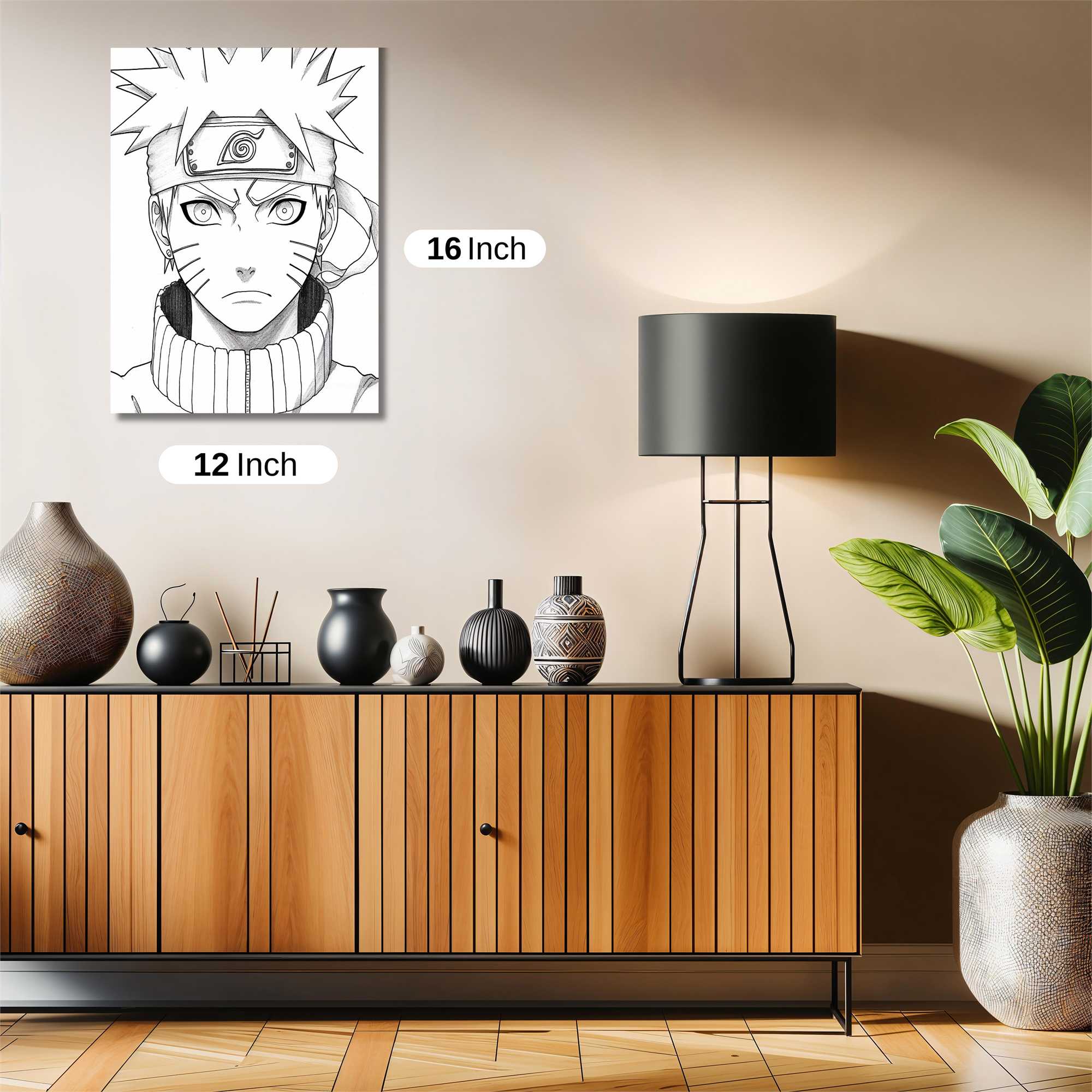 Naruto Fierce Safe Wall Magnetic / M