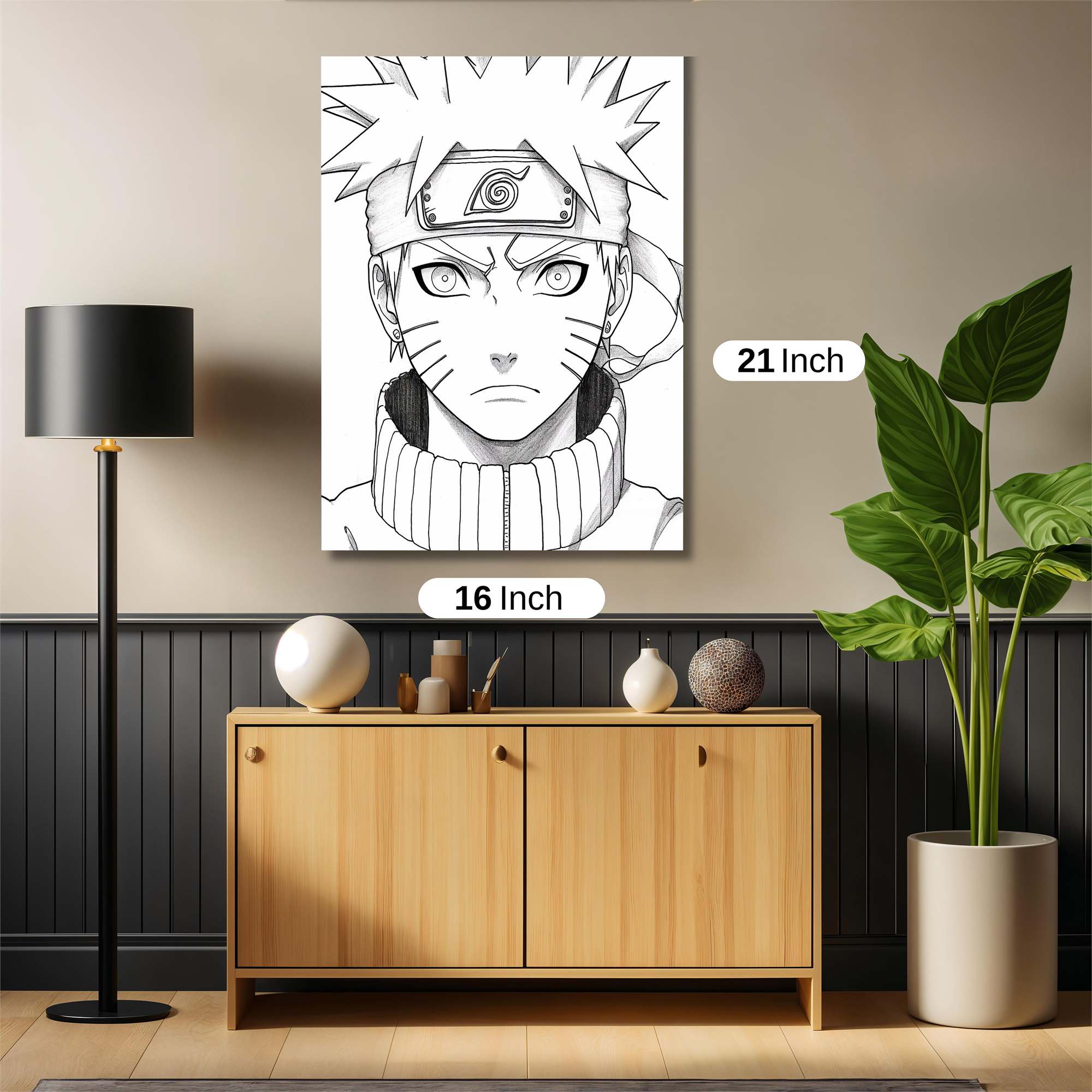 Naruto Fierce Safe Wall Magnetic / M