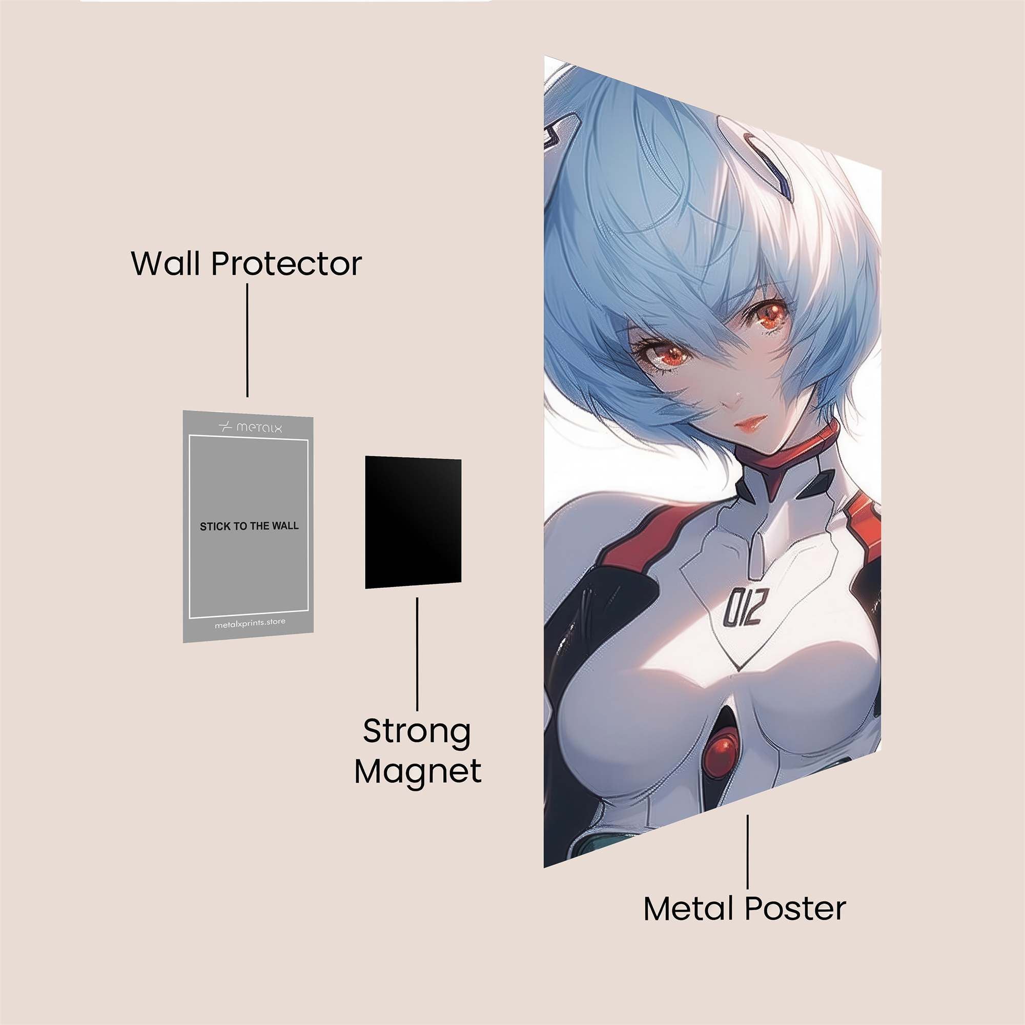 Rei Serene Safe Wall Magnetic / M