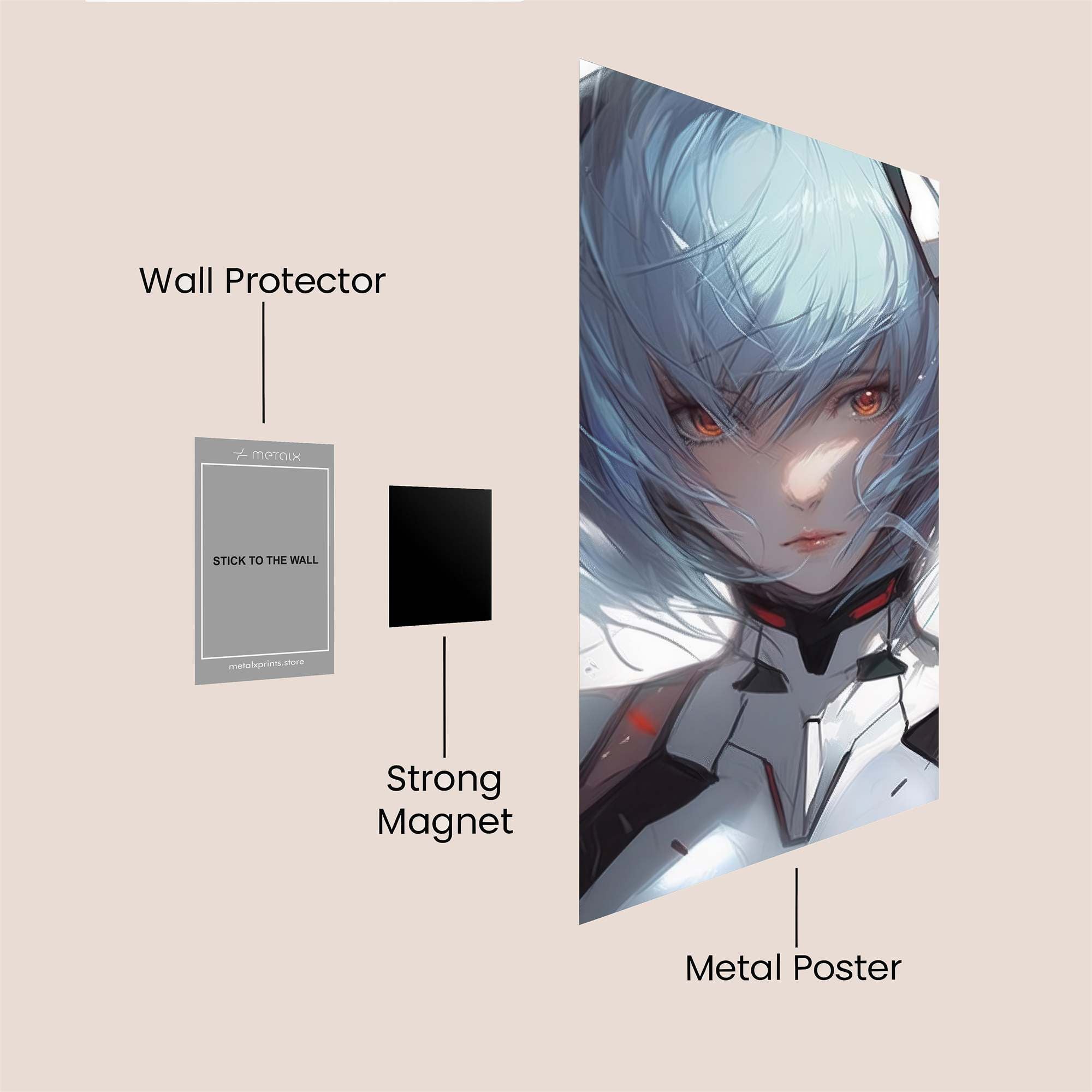 Rei Serene Safe Wall Magnetic / M