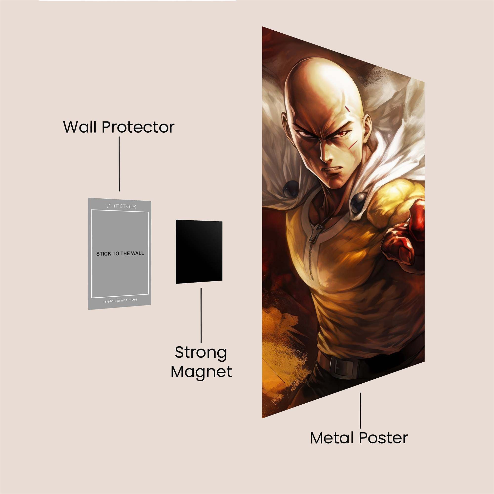 Broly Ferocious Safe Wall Magnetic / M