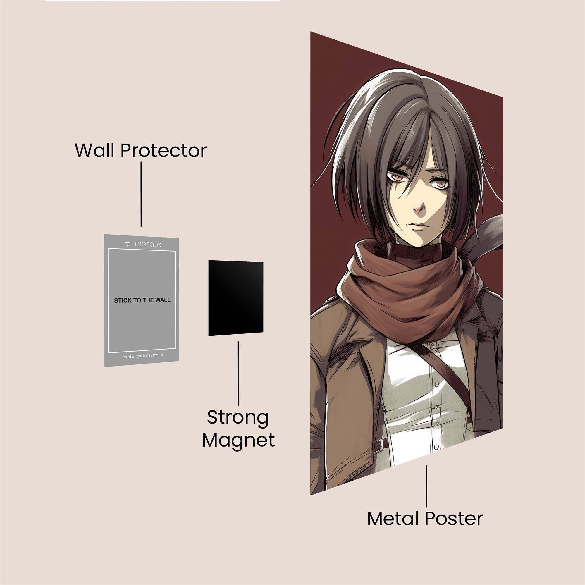 Mikasa Serene Safe Wall Magnetic / M