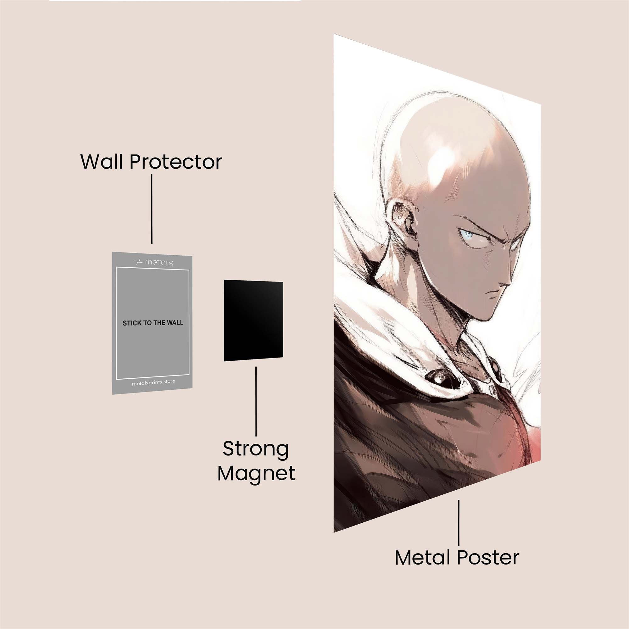 Saitama Serene Safe Wall Magnetic / M