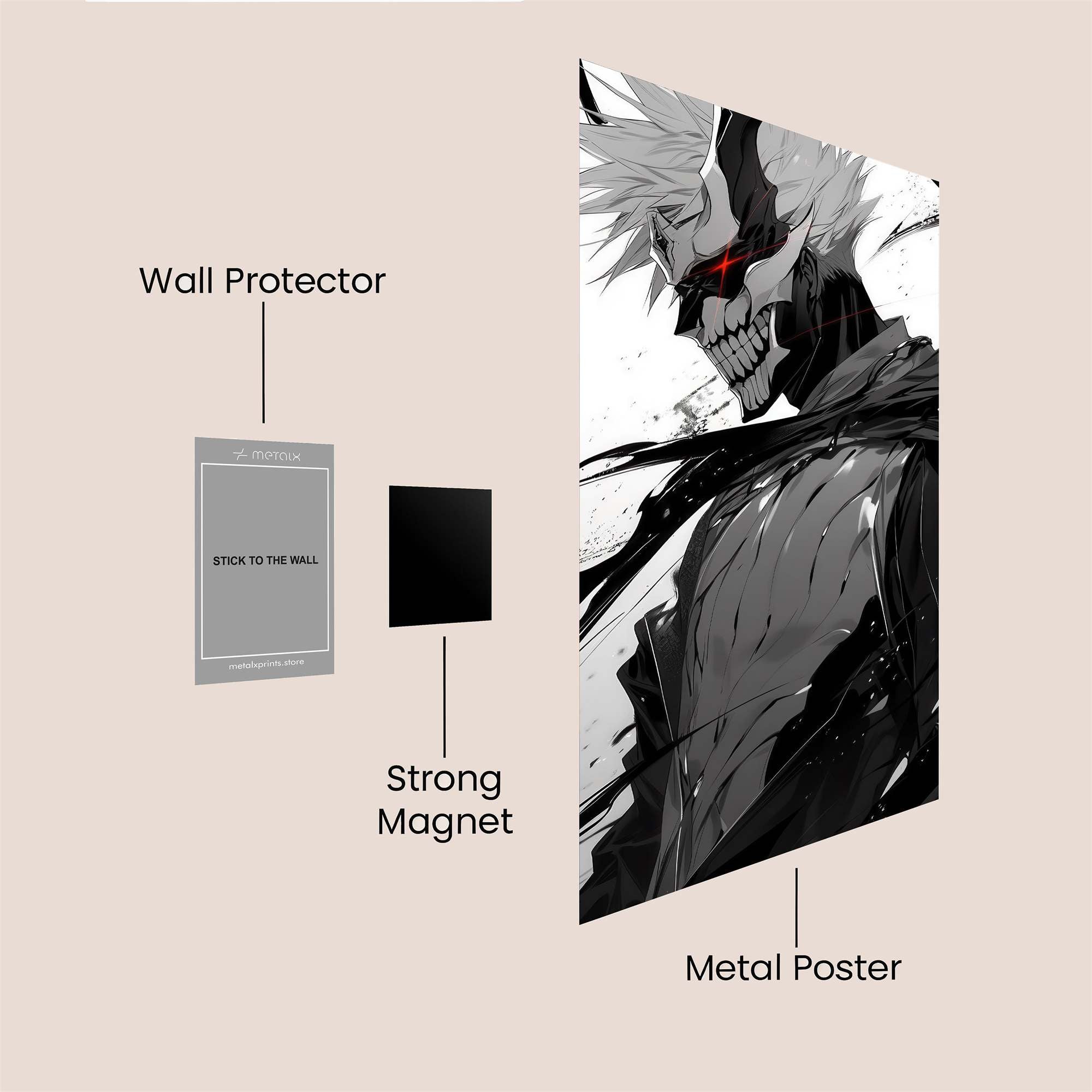 Skull Fury Safe Wall Magnetic / M