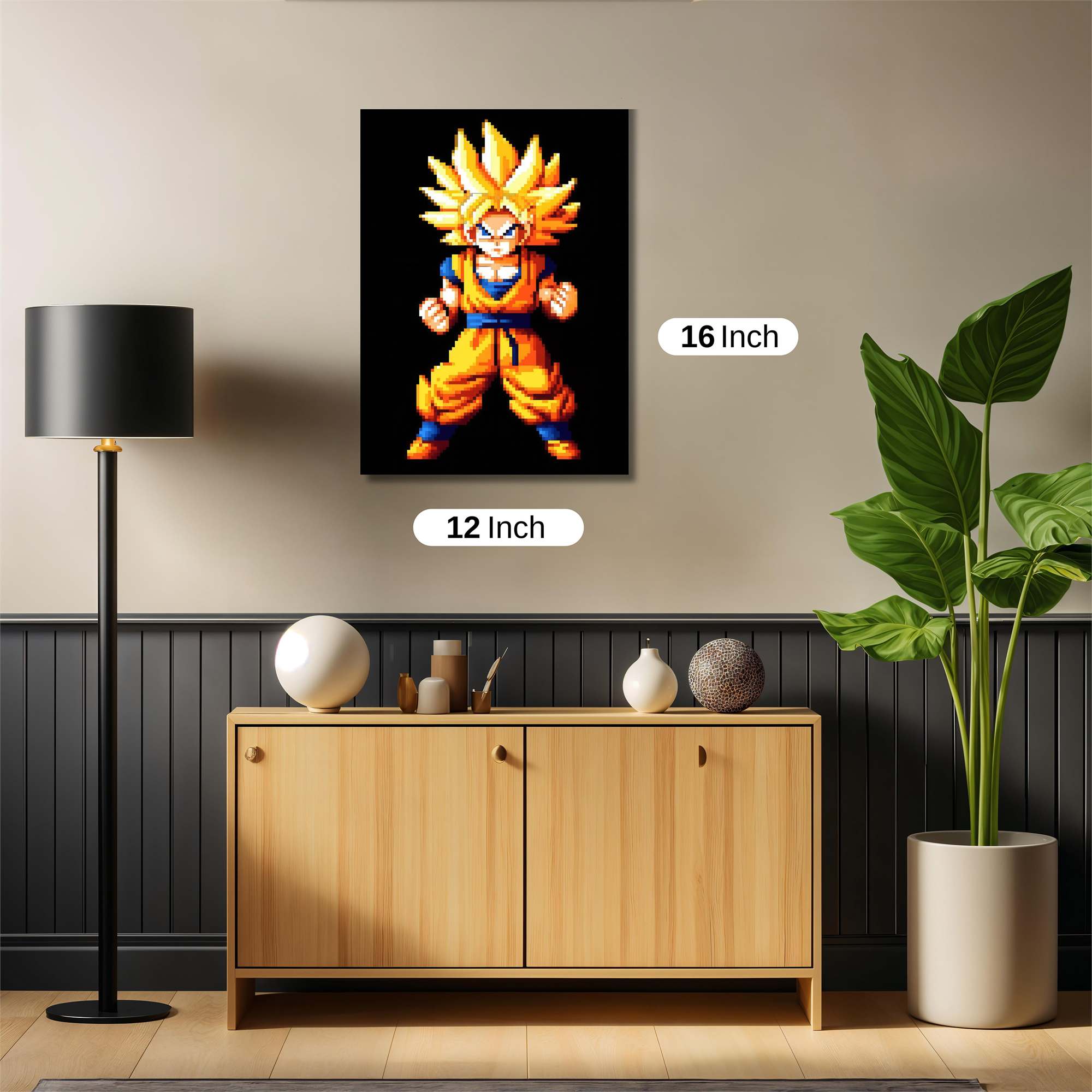 Goku Fierce Safe Wall Magnetic / M