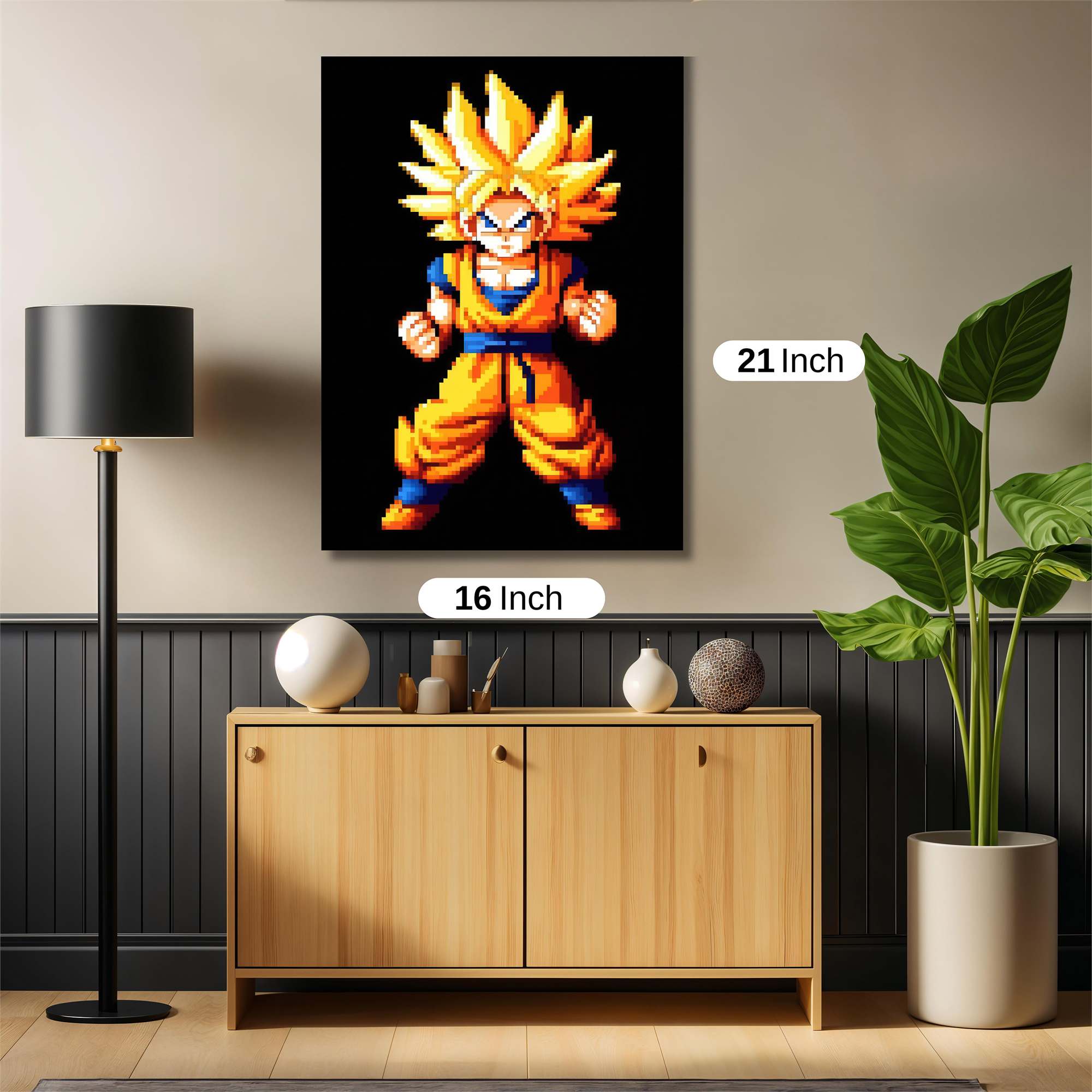 Goku Fierce Safe Wall Magnetic / M