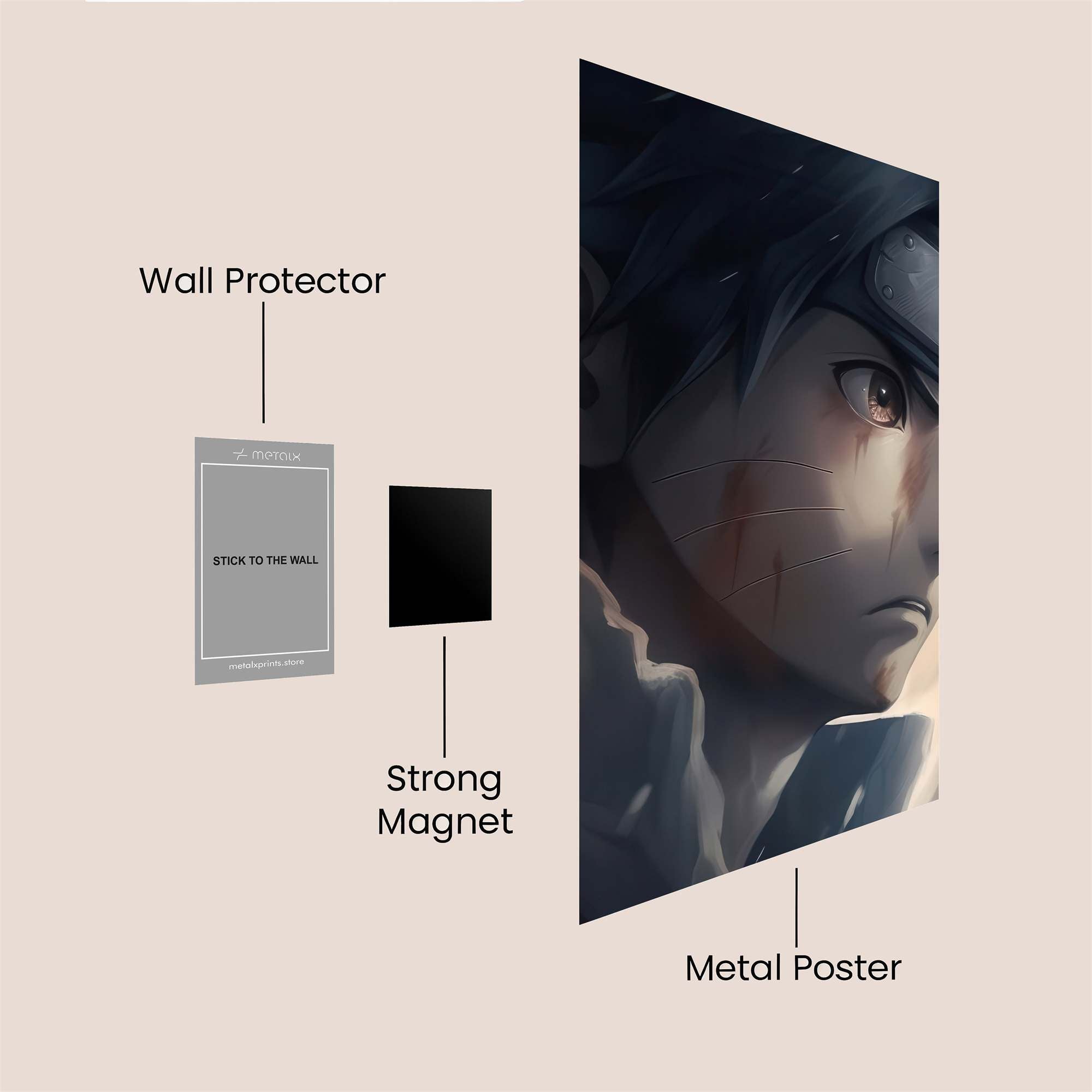 Broly Menacing Safe Wall Magnetic / M