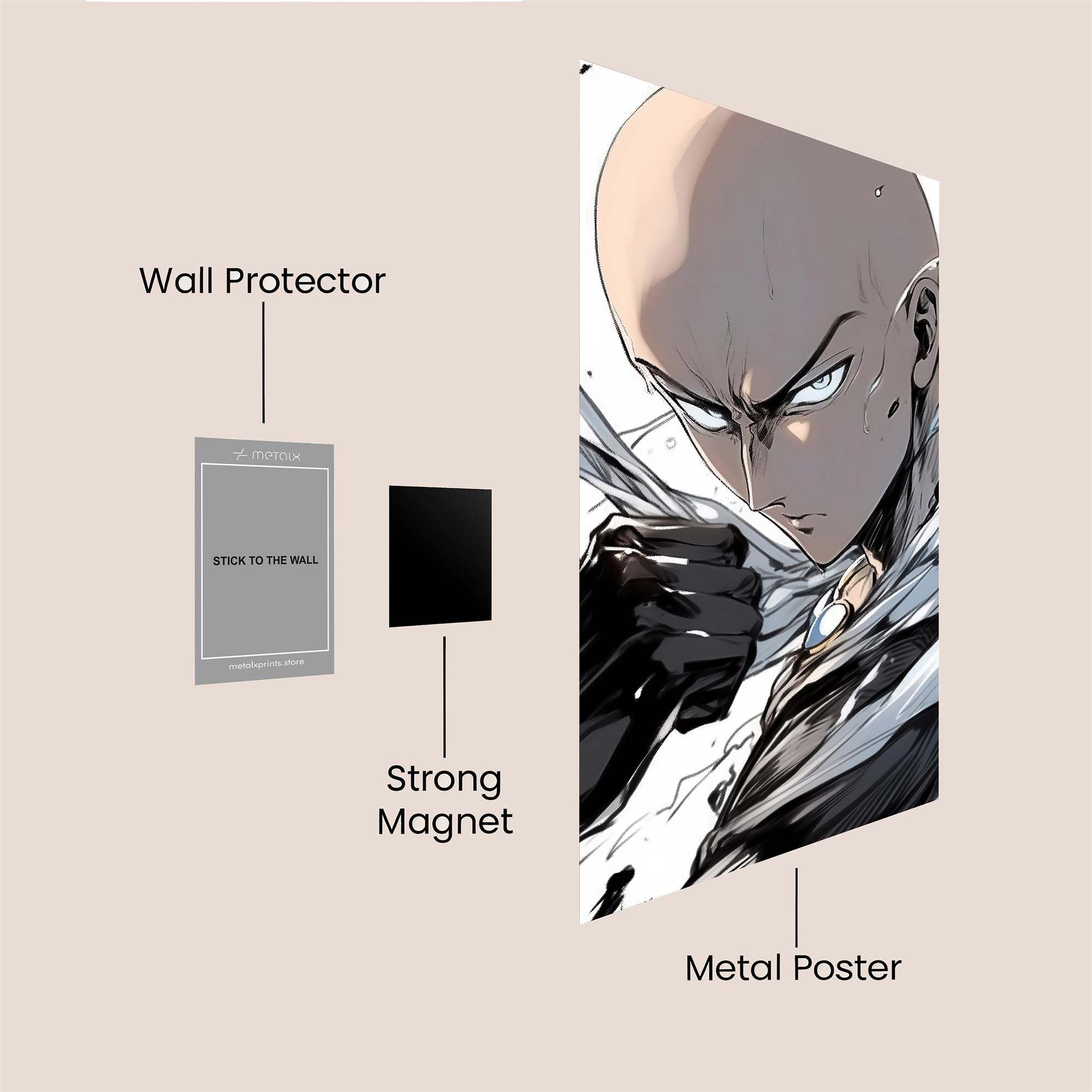 Saitama Serene Safe Wall Magnetic / M