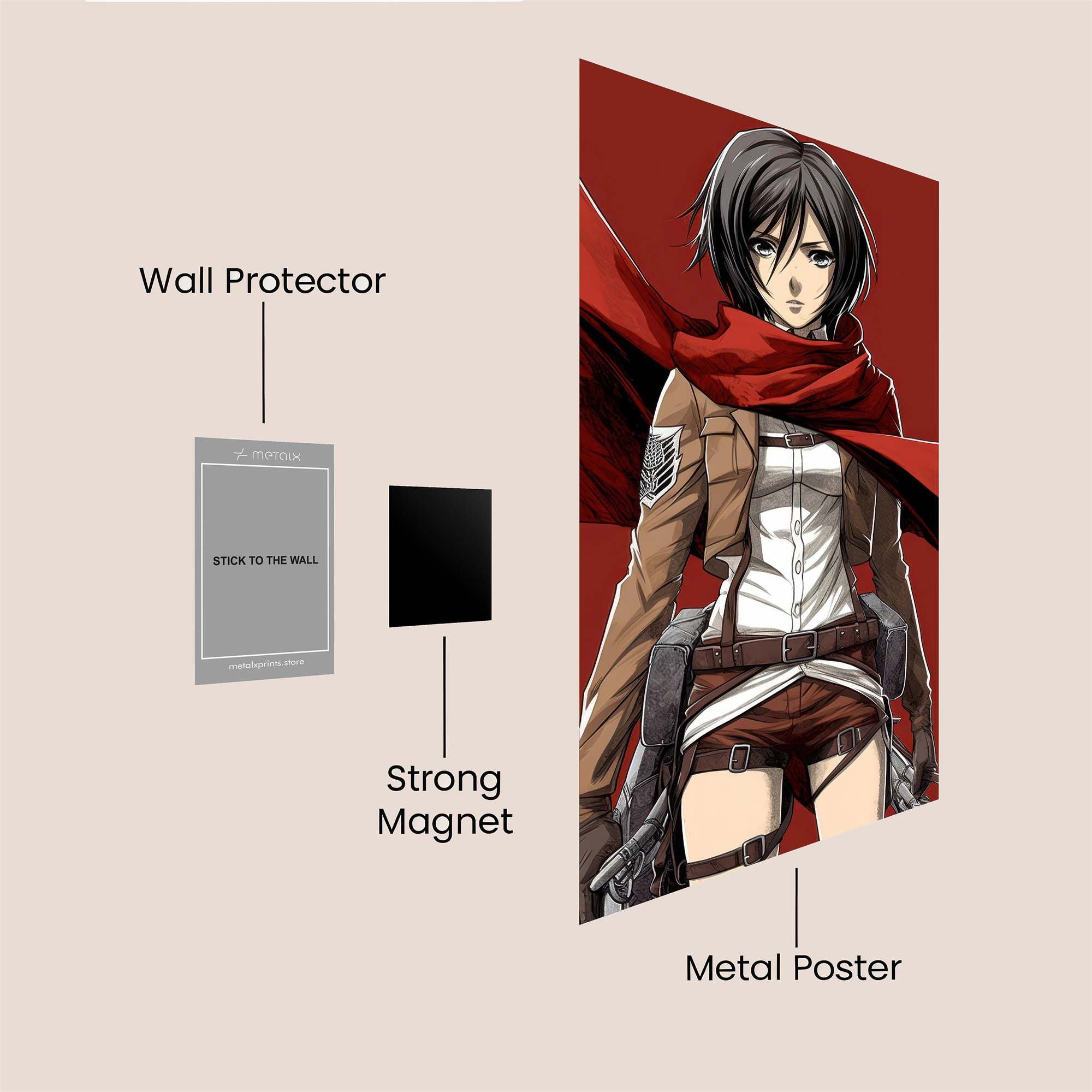 Mikasa Valor Safe Wall Magnetic / M