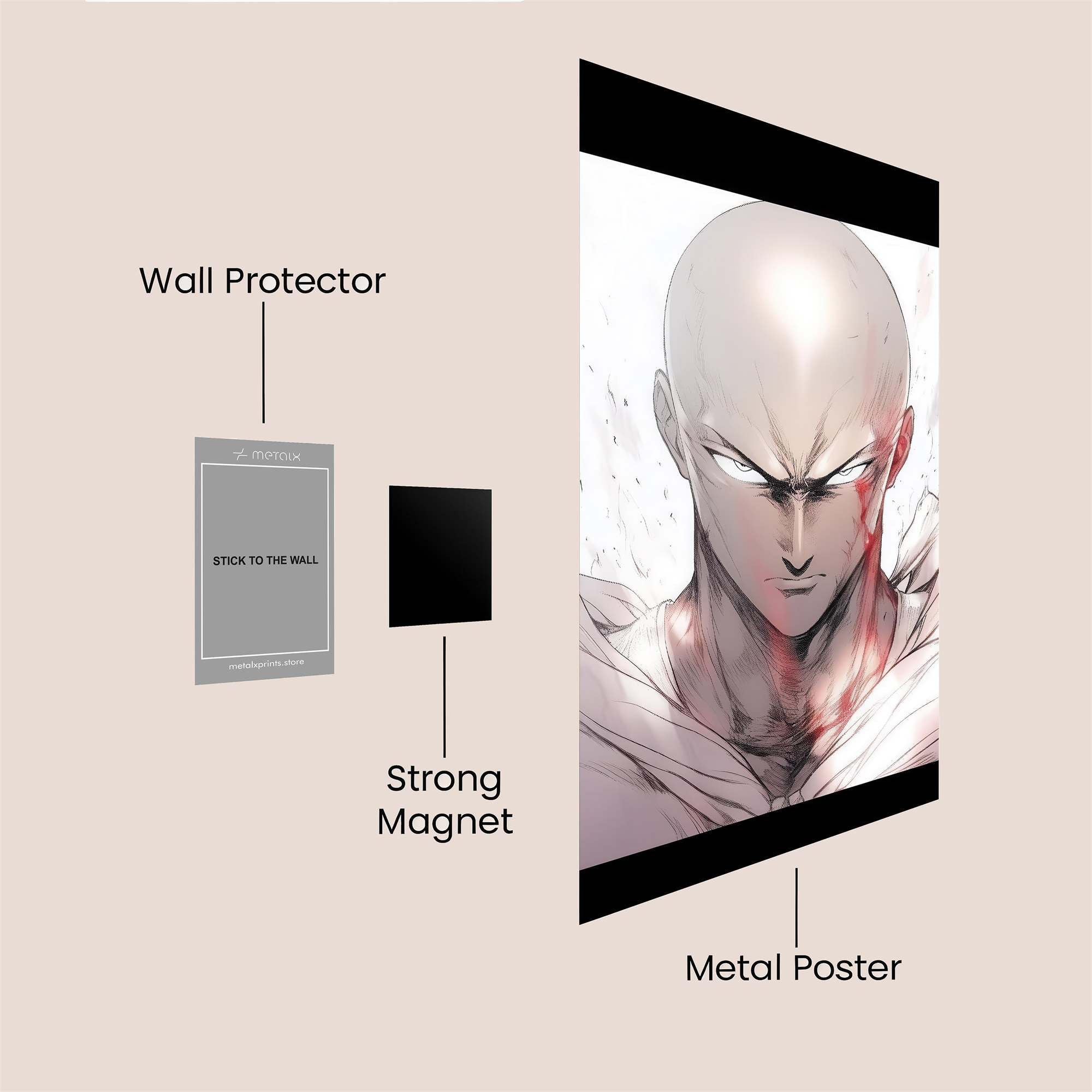 Saitama Intense Safe Wall Magnetic / M
