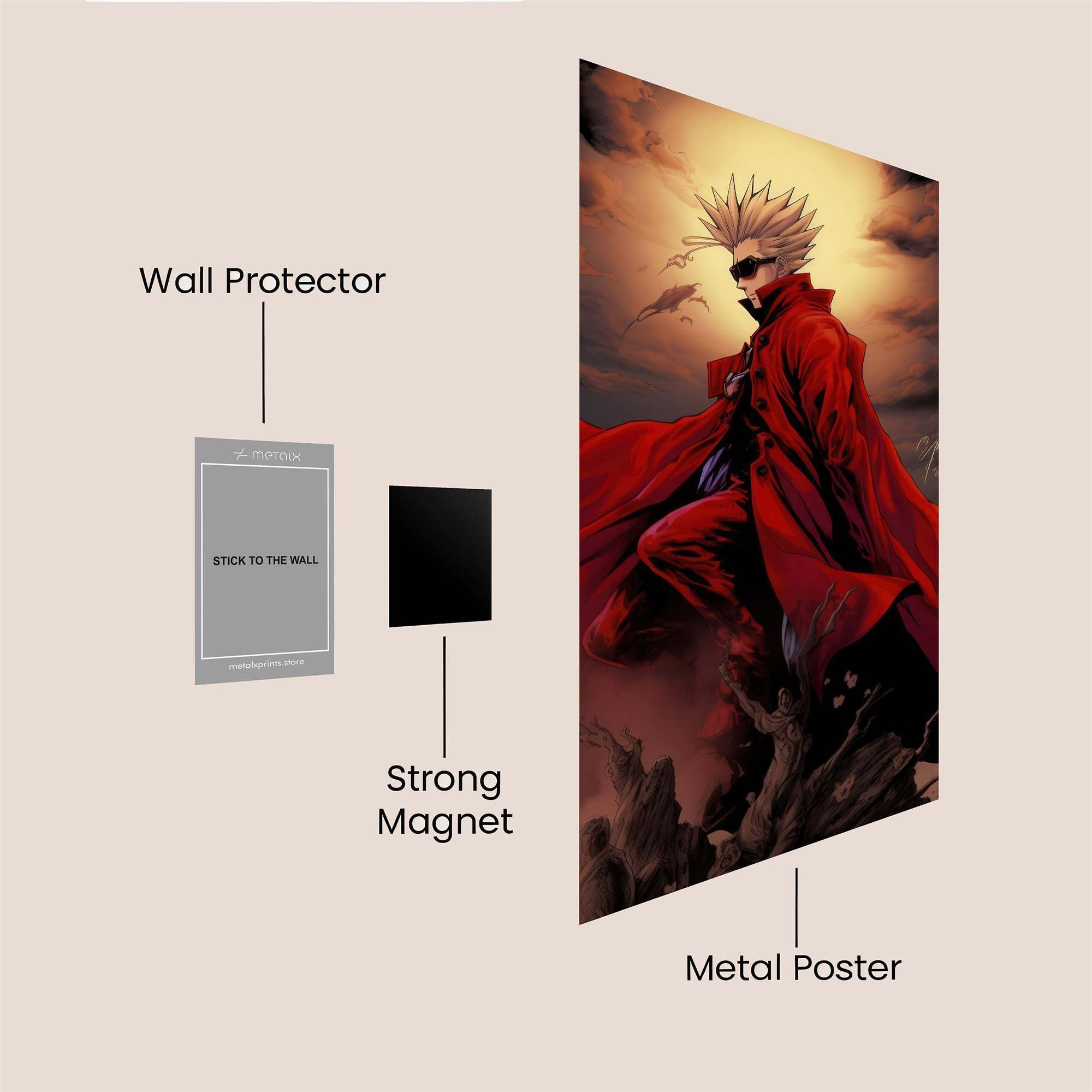 Vash Enigmatic Safe Wall Magnetic / M