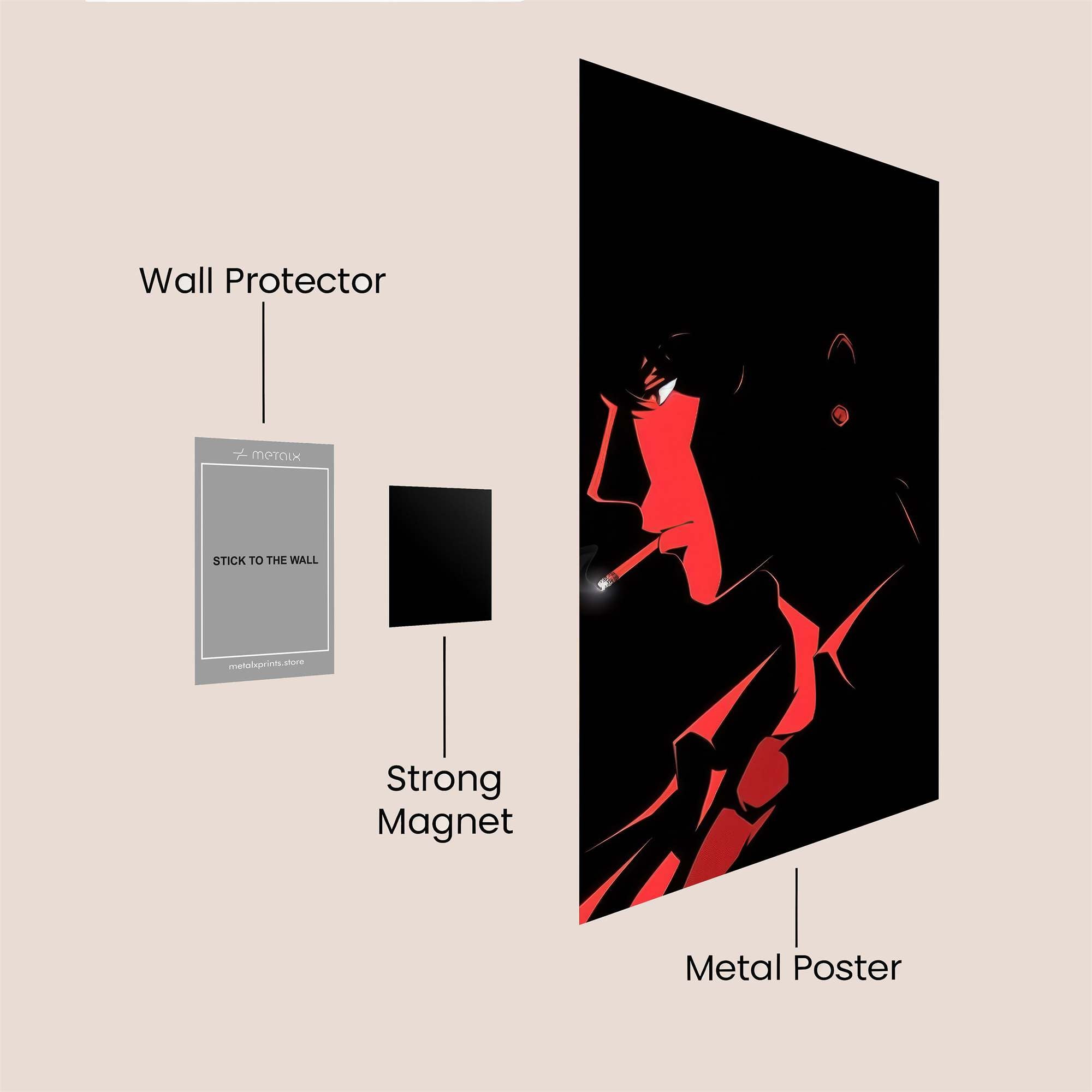 Mamoru Melancholy Safe Wall Magnetic / M