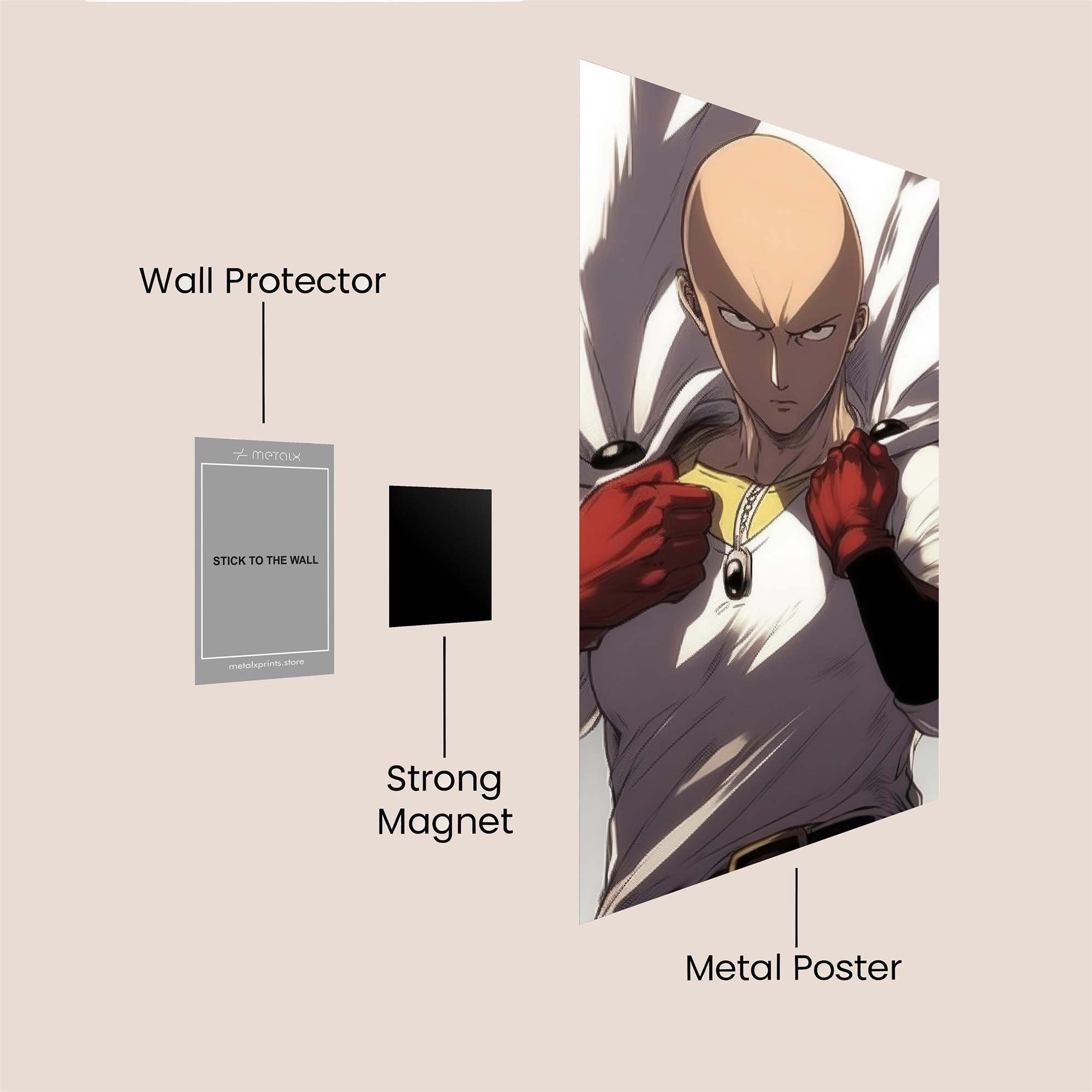 Saitama Serene Safe Wall Magnetic / M