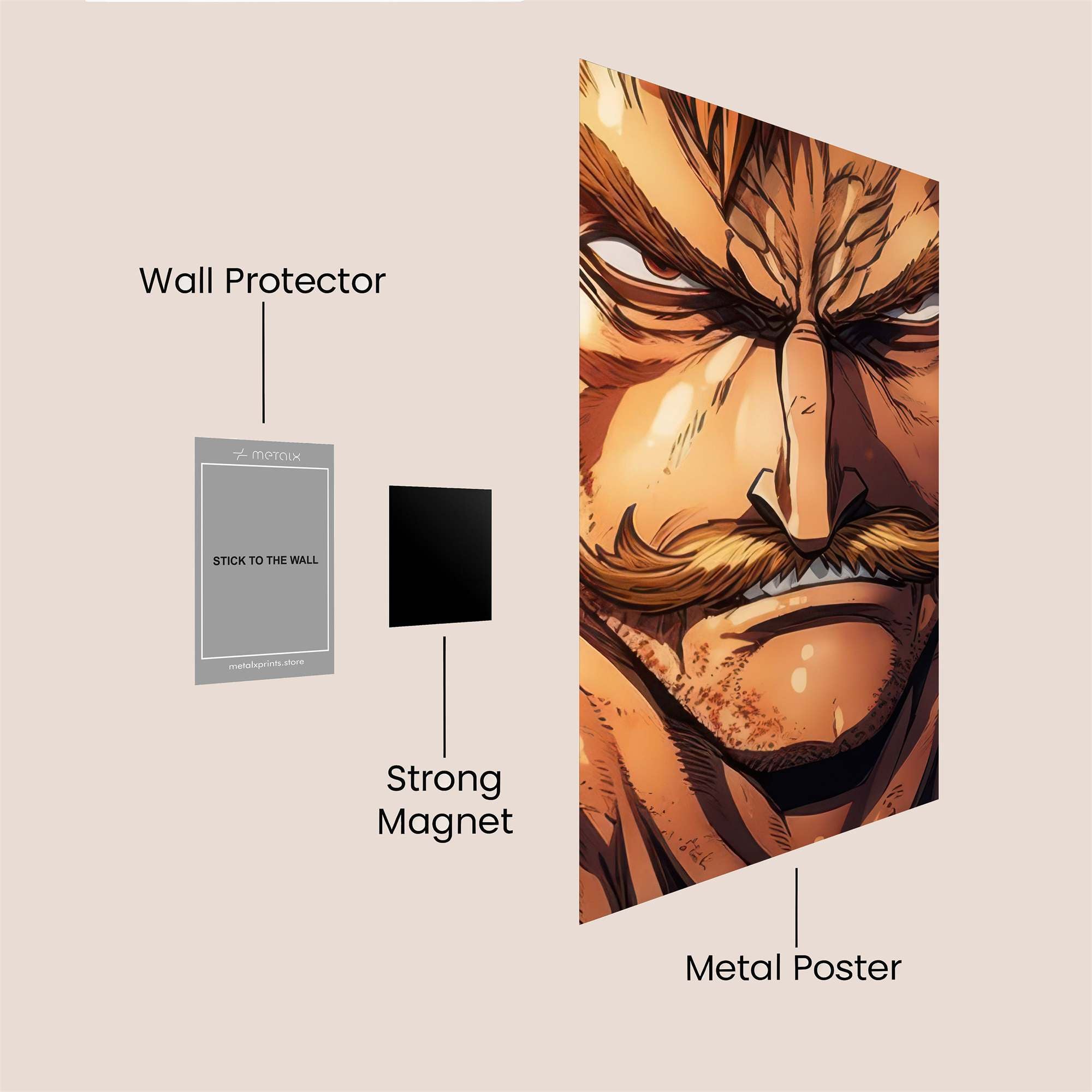 Boruto Blaze Safe Wall Magnetic / M