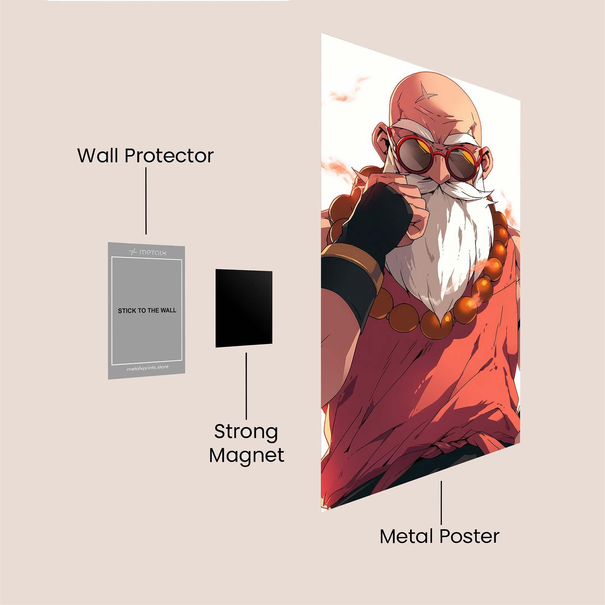 Masterful Zen Safe Wall Magnetic / M