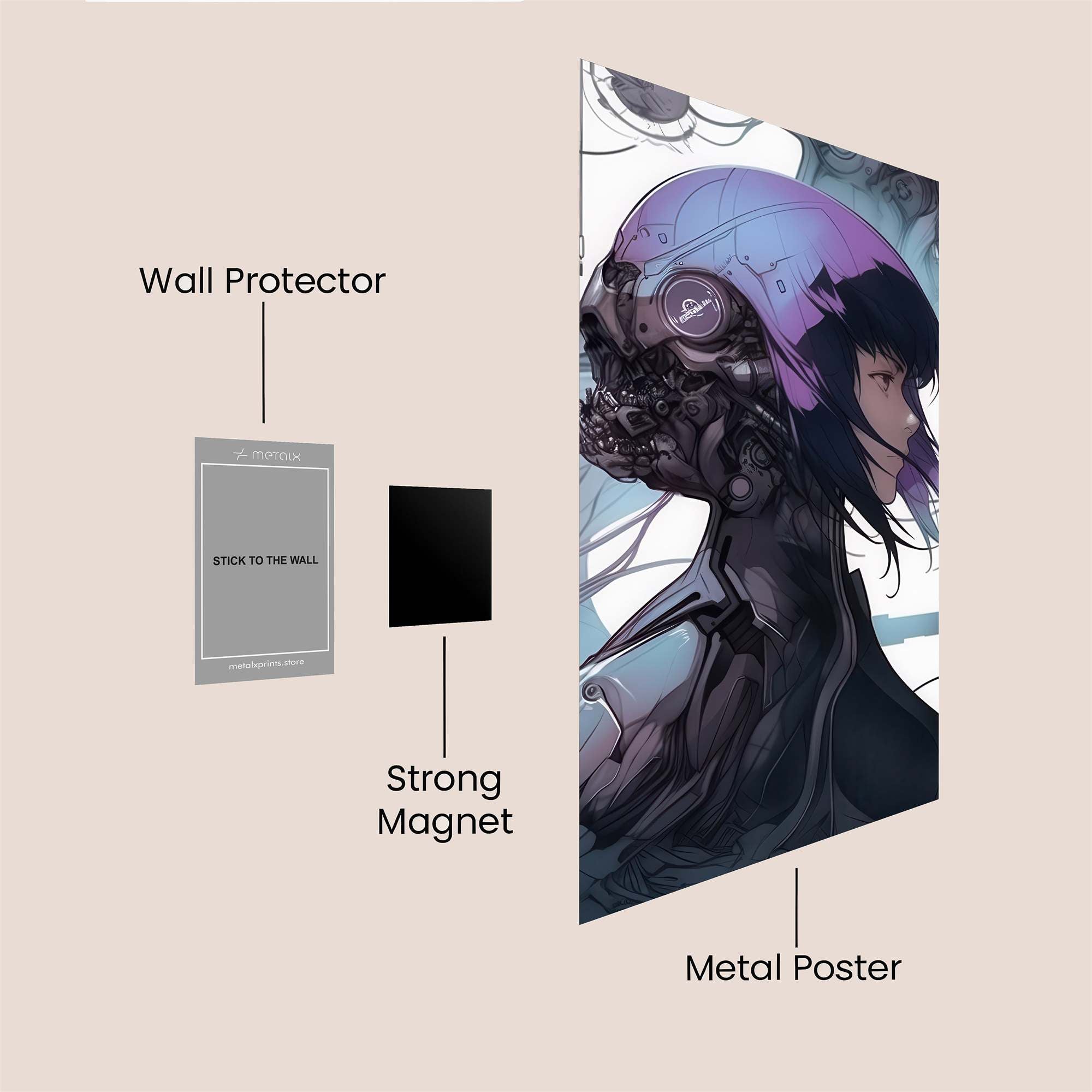 Major Enigmatic Safe Wall Magnetic / M