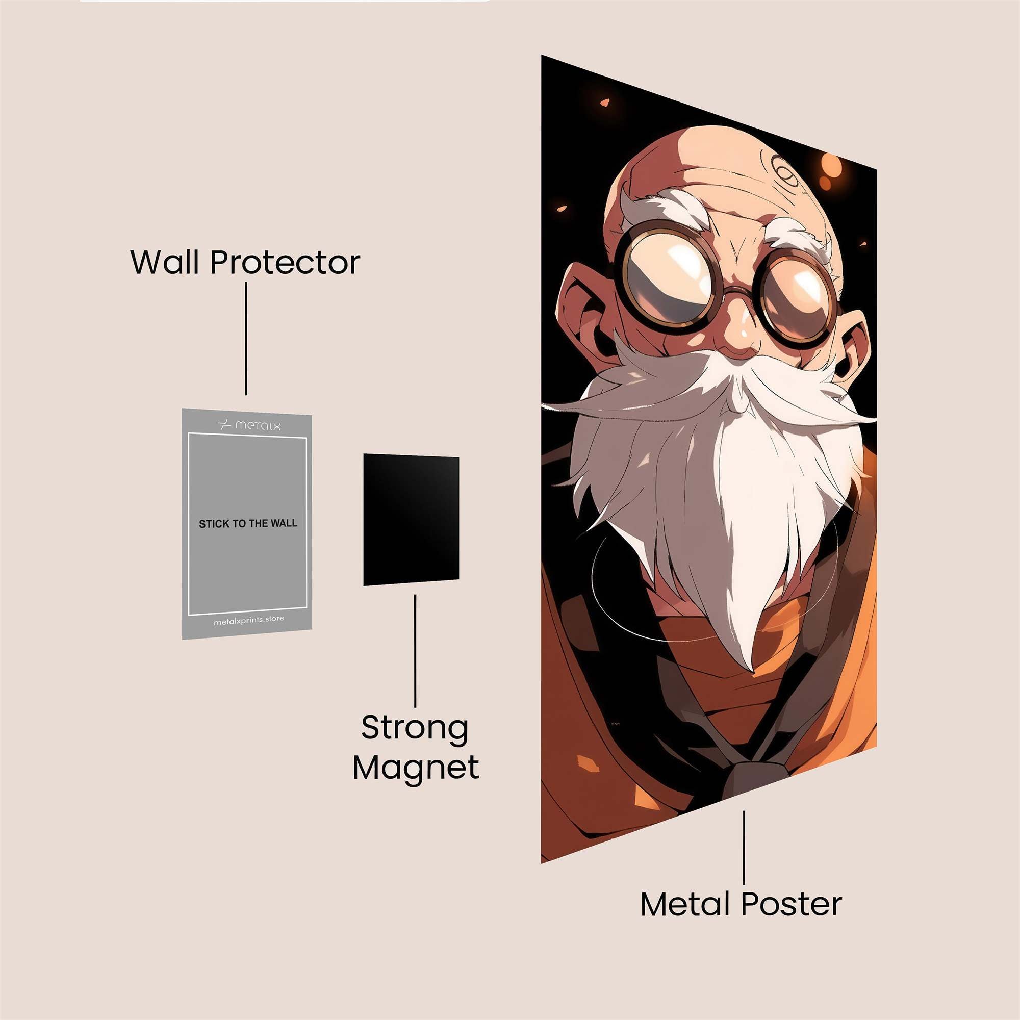 Master Serene Safe Wall Magnetic / M