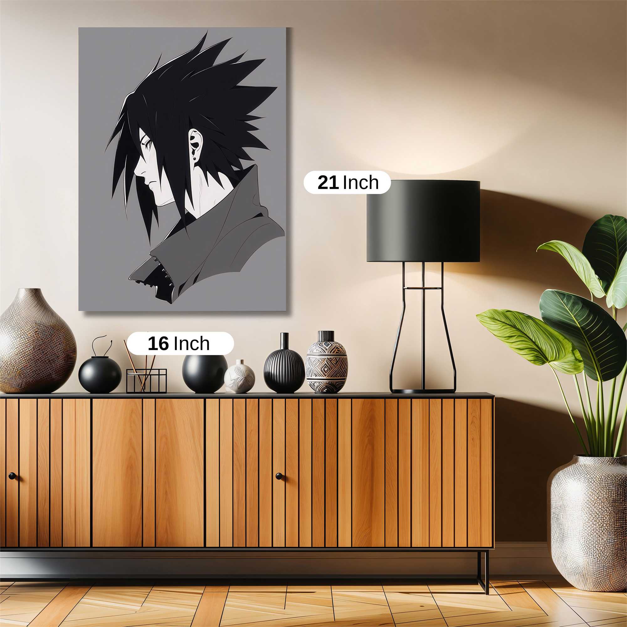 Sasuke Somber Safe Wall Magnetic / M