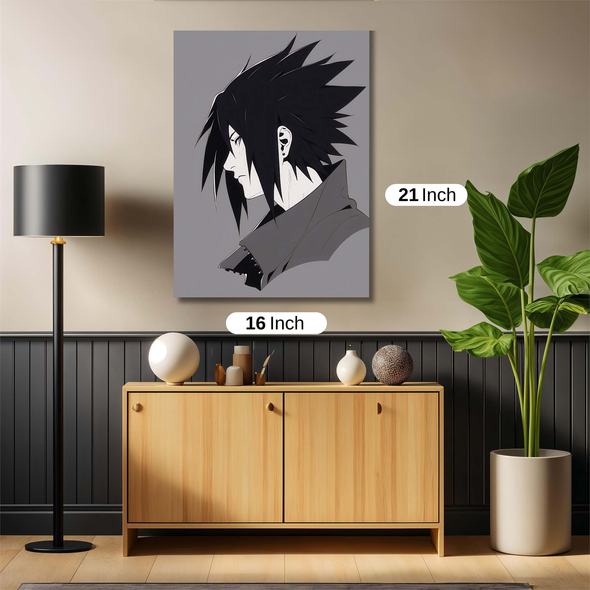 Sasuke Somber Safe Wall Magnetic / M