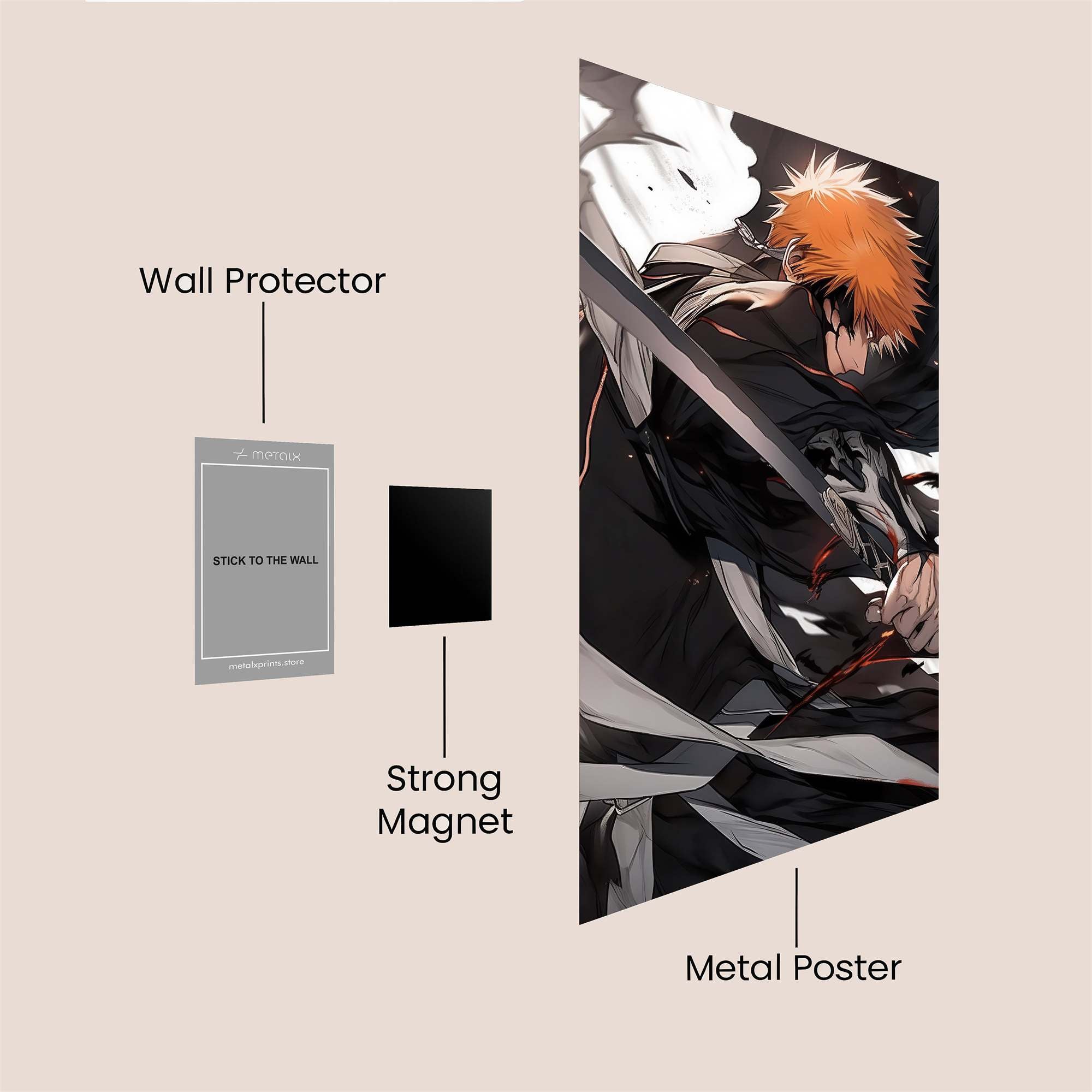 Ichigo Ferocity Safe Wall Magnetic / M